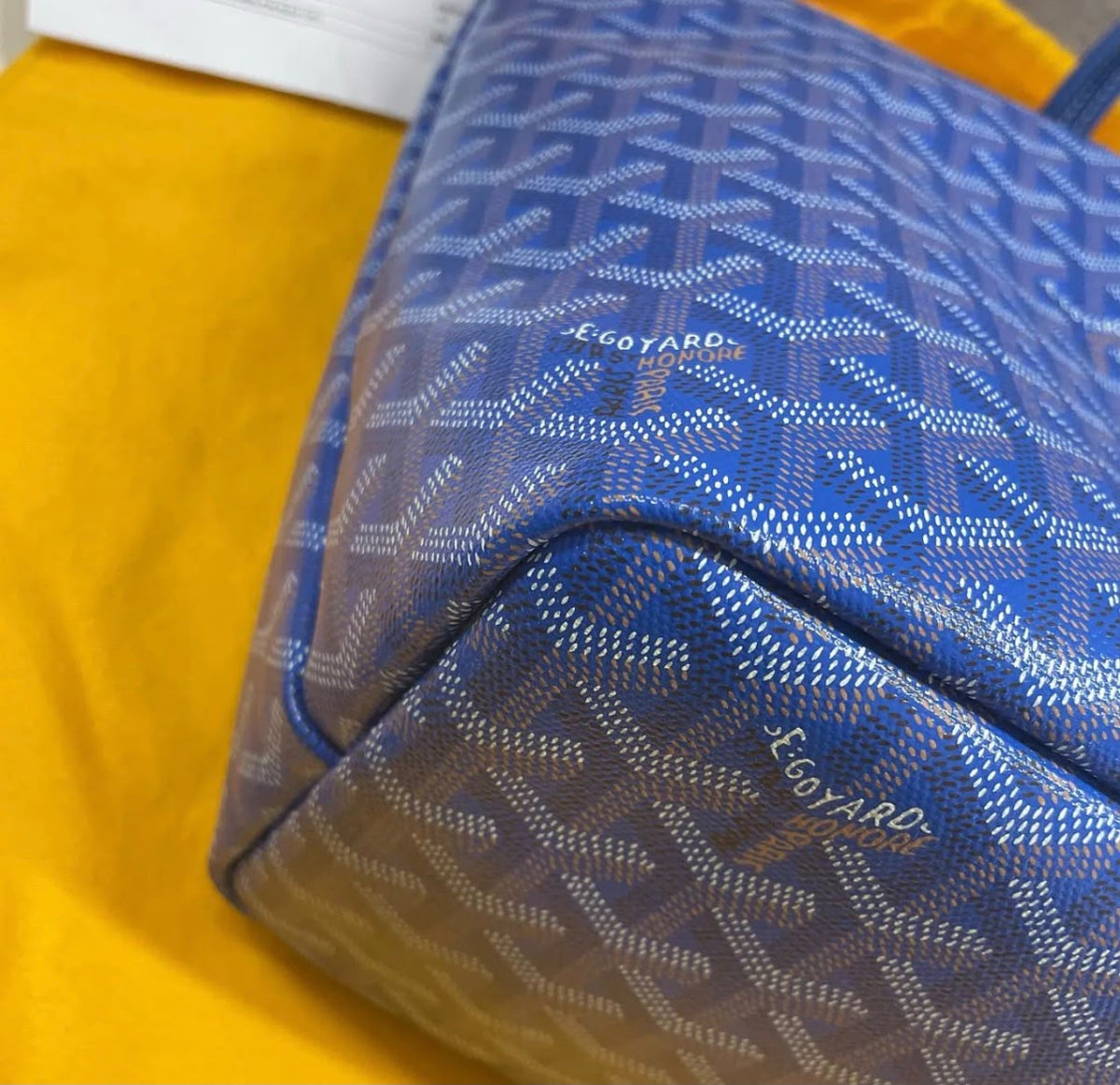 Goyard Chien Gris and pocket tote bag