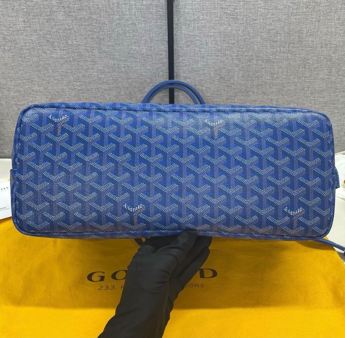 Goyard Chien Gris and pocket tote bag