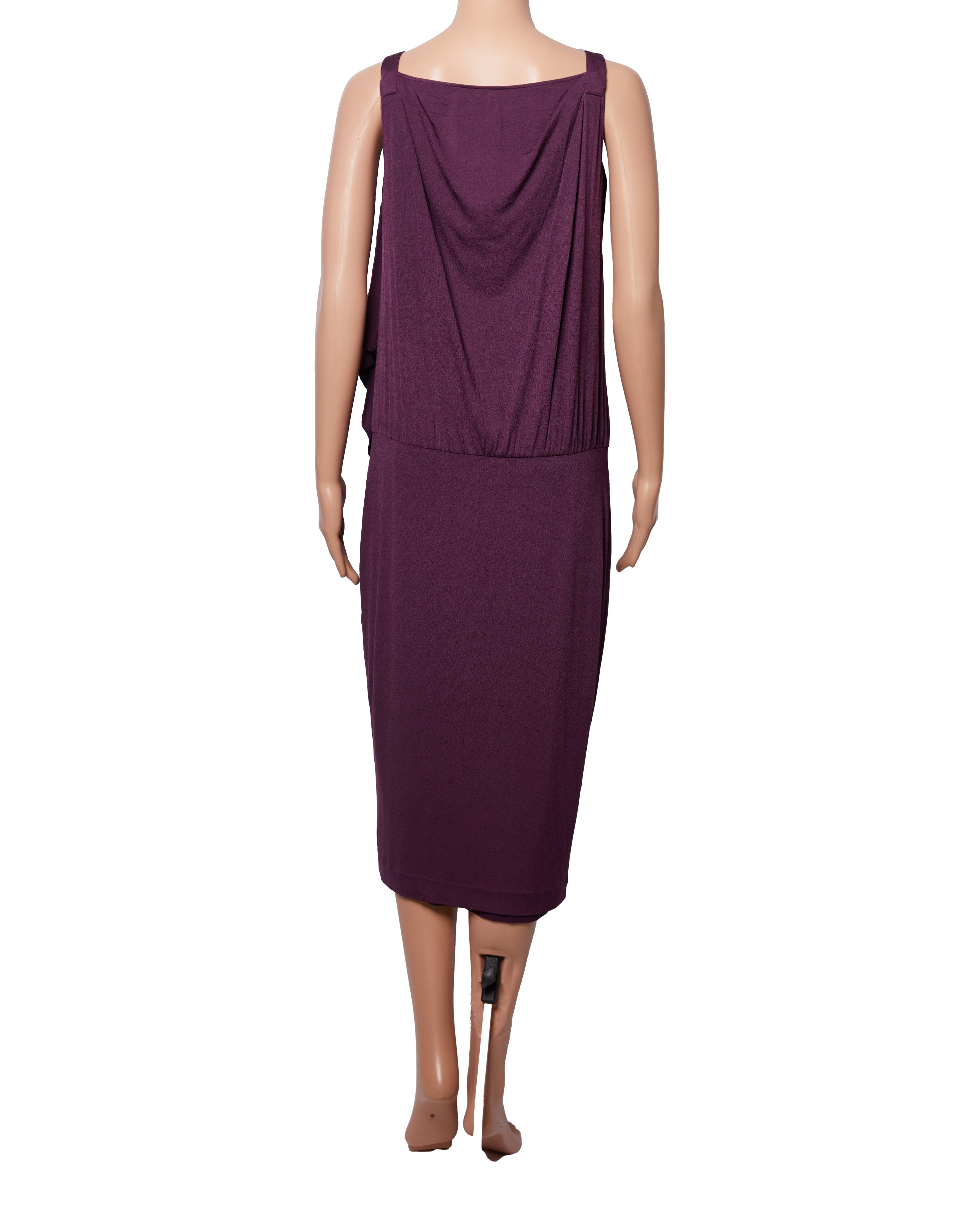 ⁠Escada Back Cowl Neck Dress