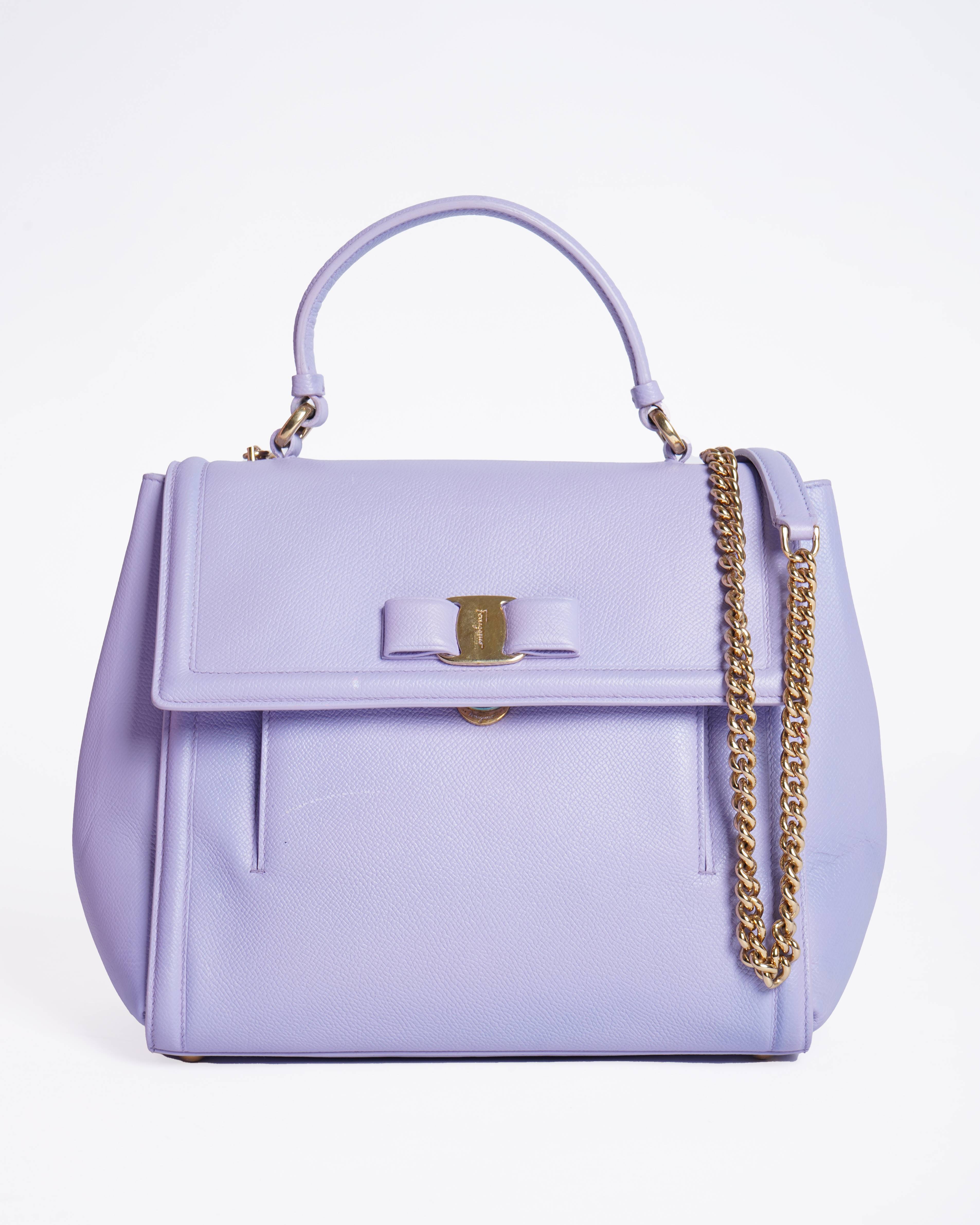 Salvatore ferragamo vara bow satchel bag
