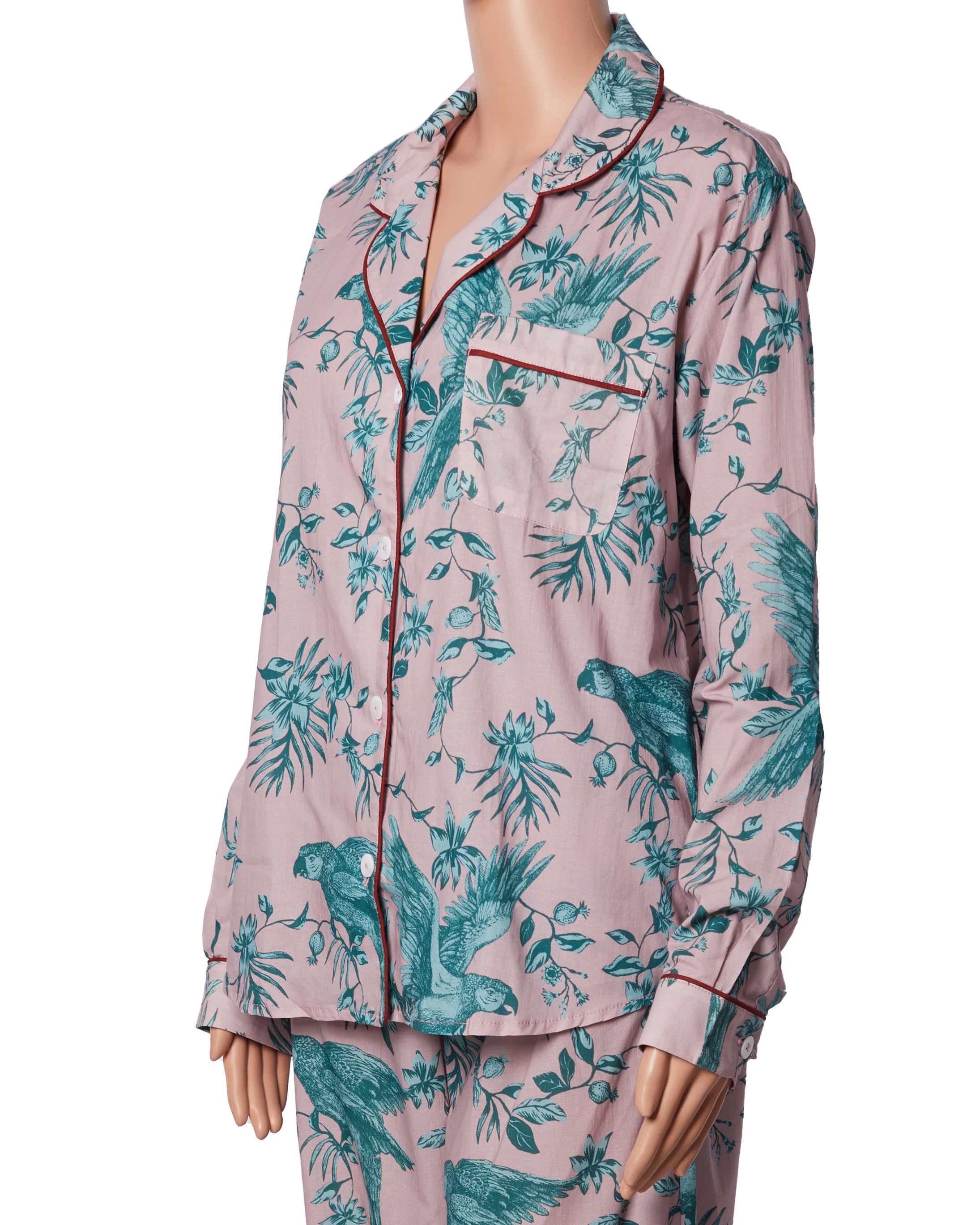 "Women's Long set  Parrot print "