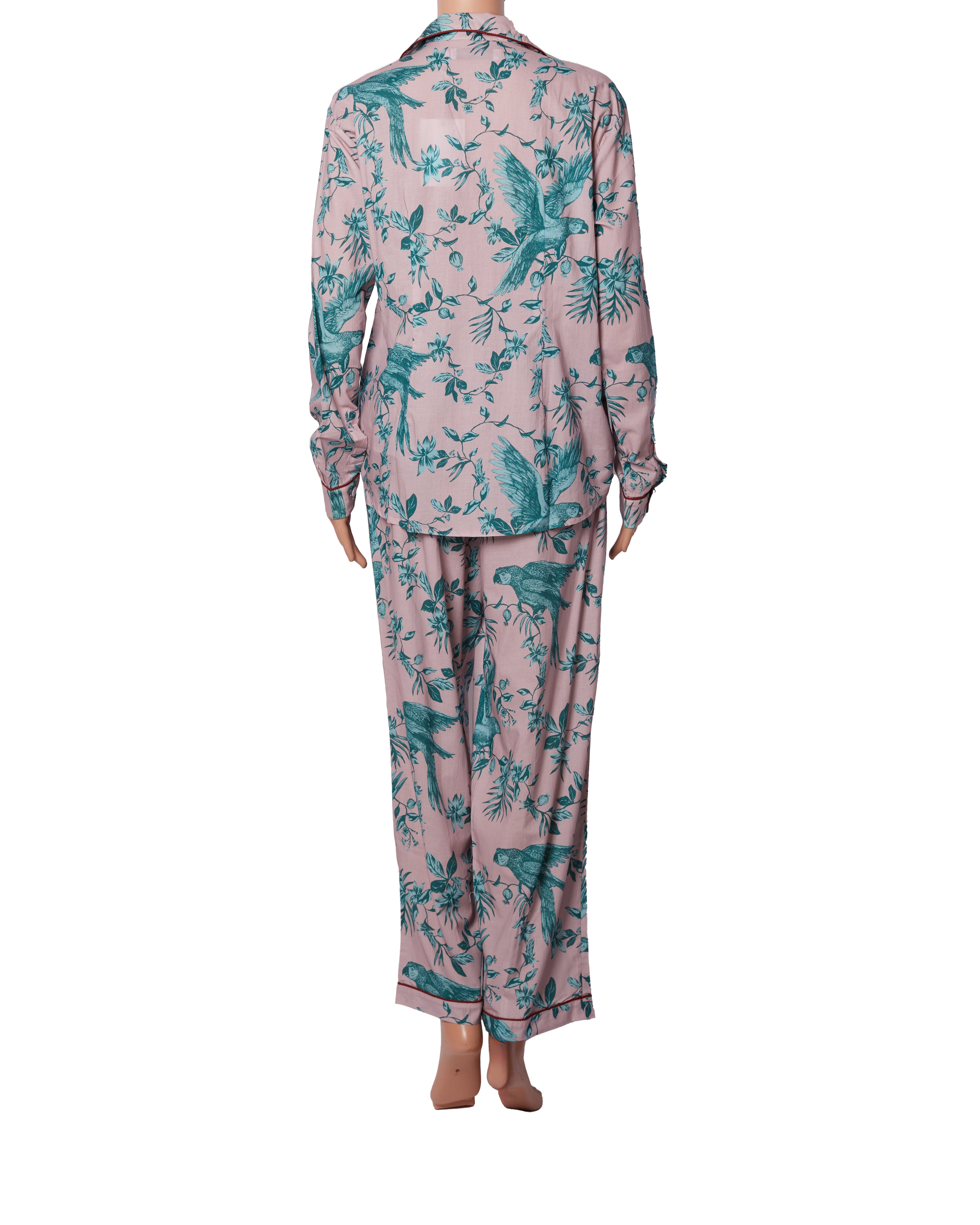 "Women's Long set  Parrot print "