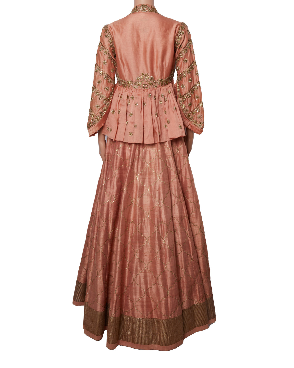 Jayanti Reddy Embroidered Peplum Set