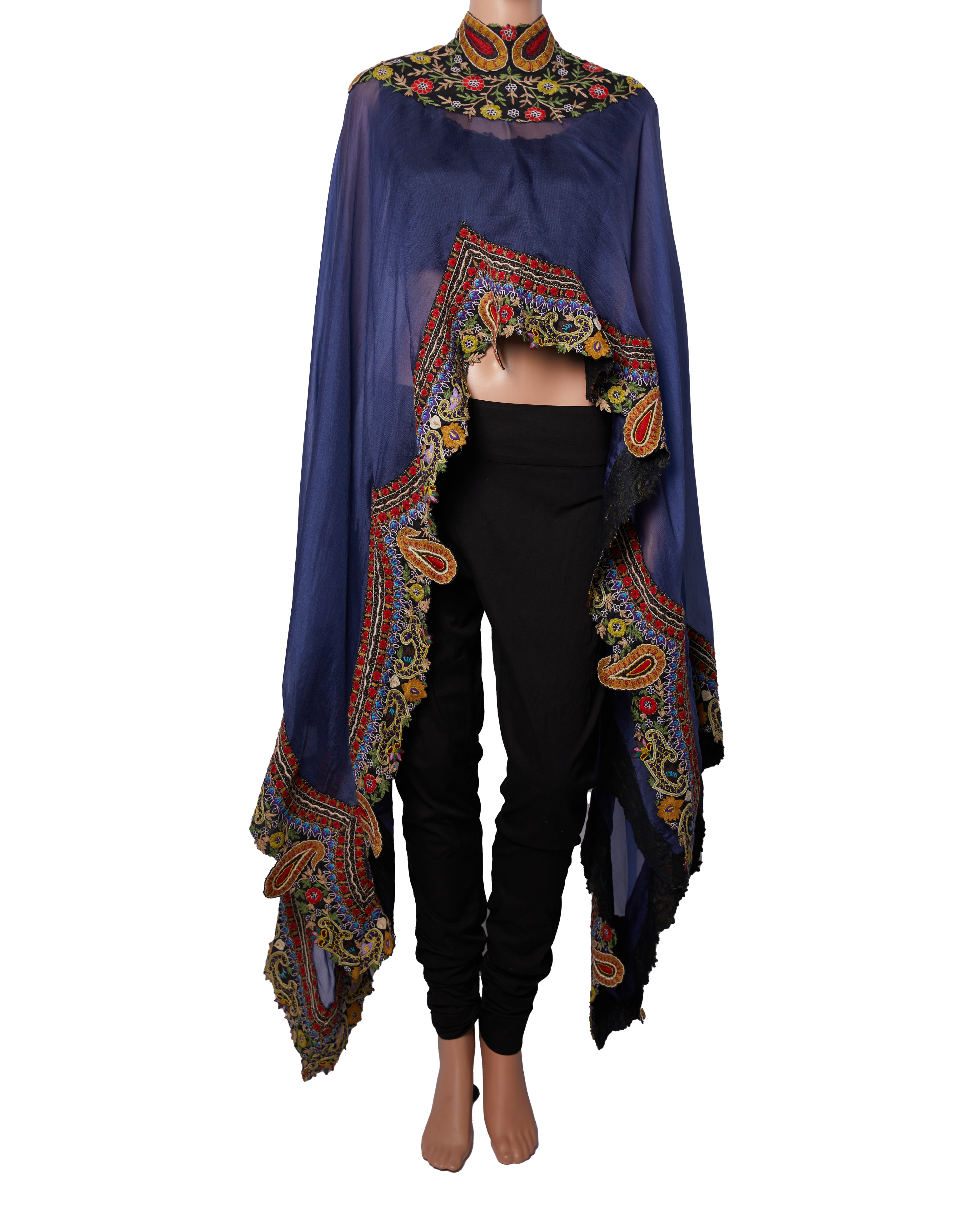 Anamika Khanna Chiffon Embellished Cape