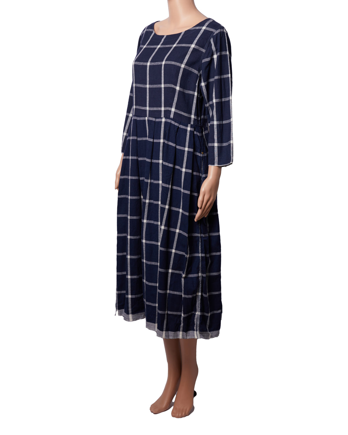 Pero Checked Cotton Dress for Women