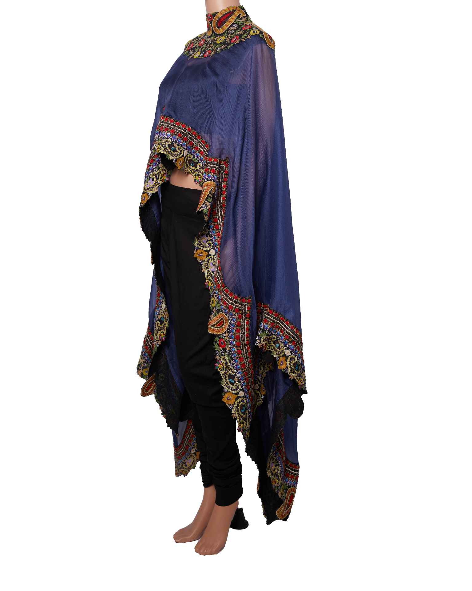 Anamika Khanna Chiffon Embellished Cape