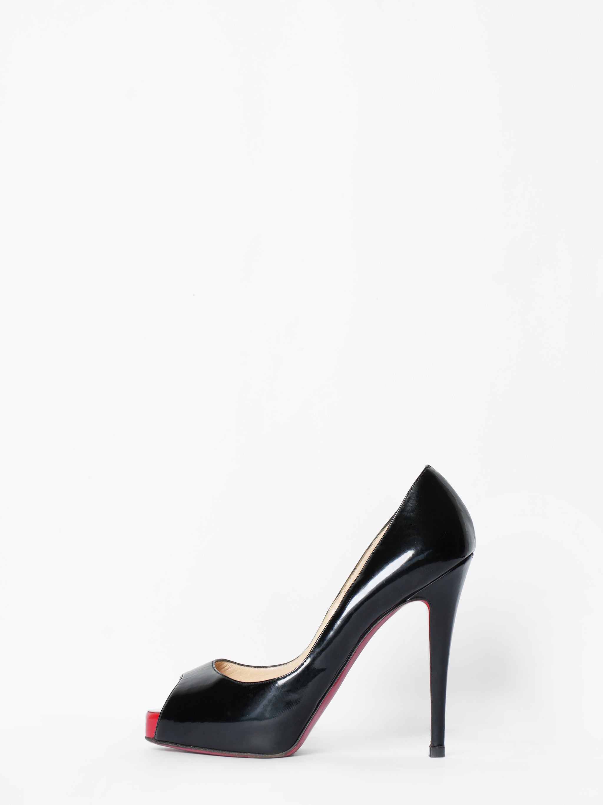 Christian Louboutin Black Patent Leather Heels