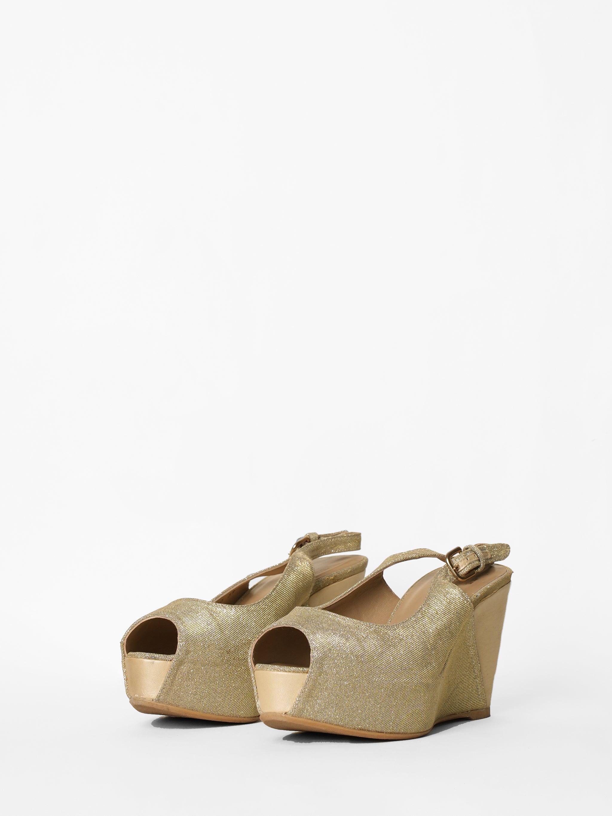 Stuart weitzman outlet peep toe wedge