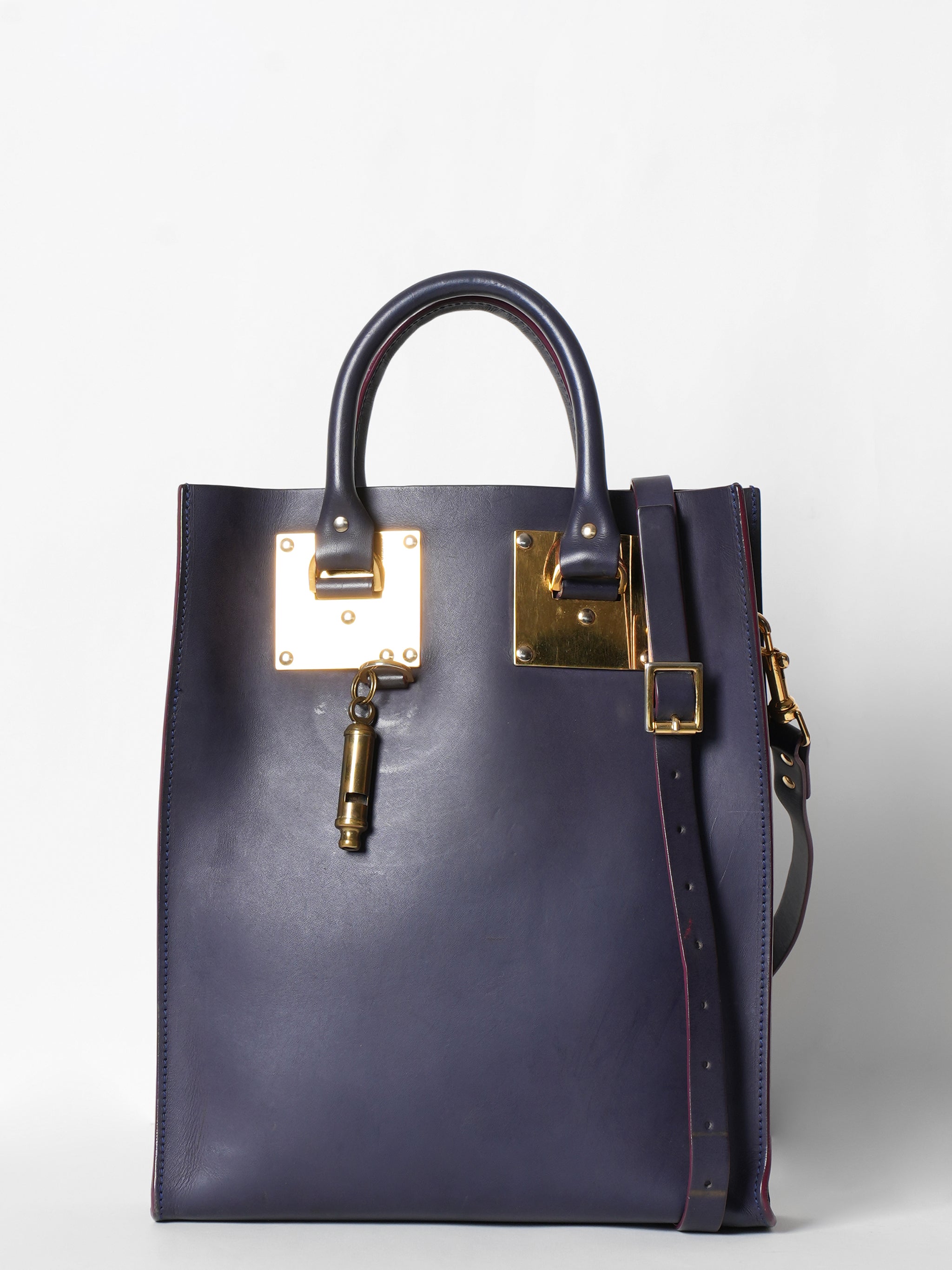 Sophie Hulme Blue Tote Bag