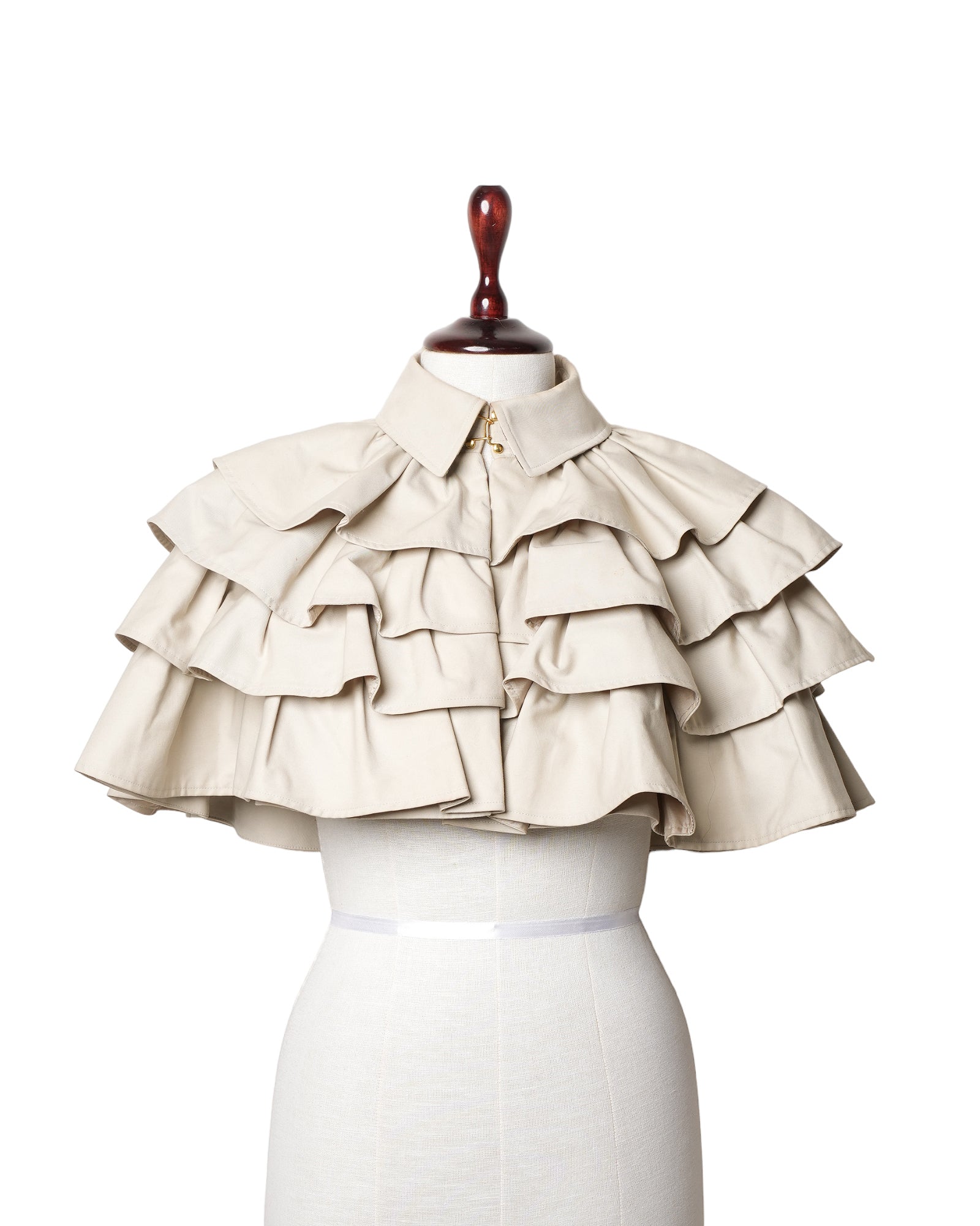 Burberry Ruffle Cape Jacket