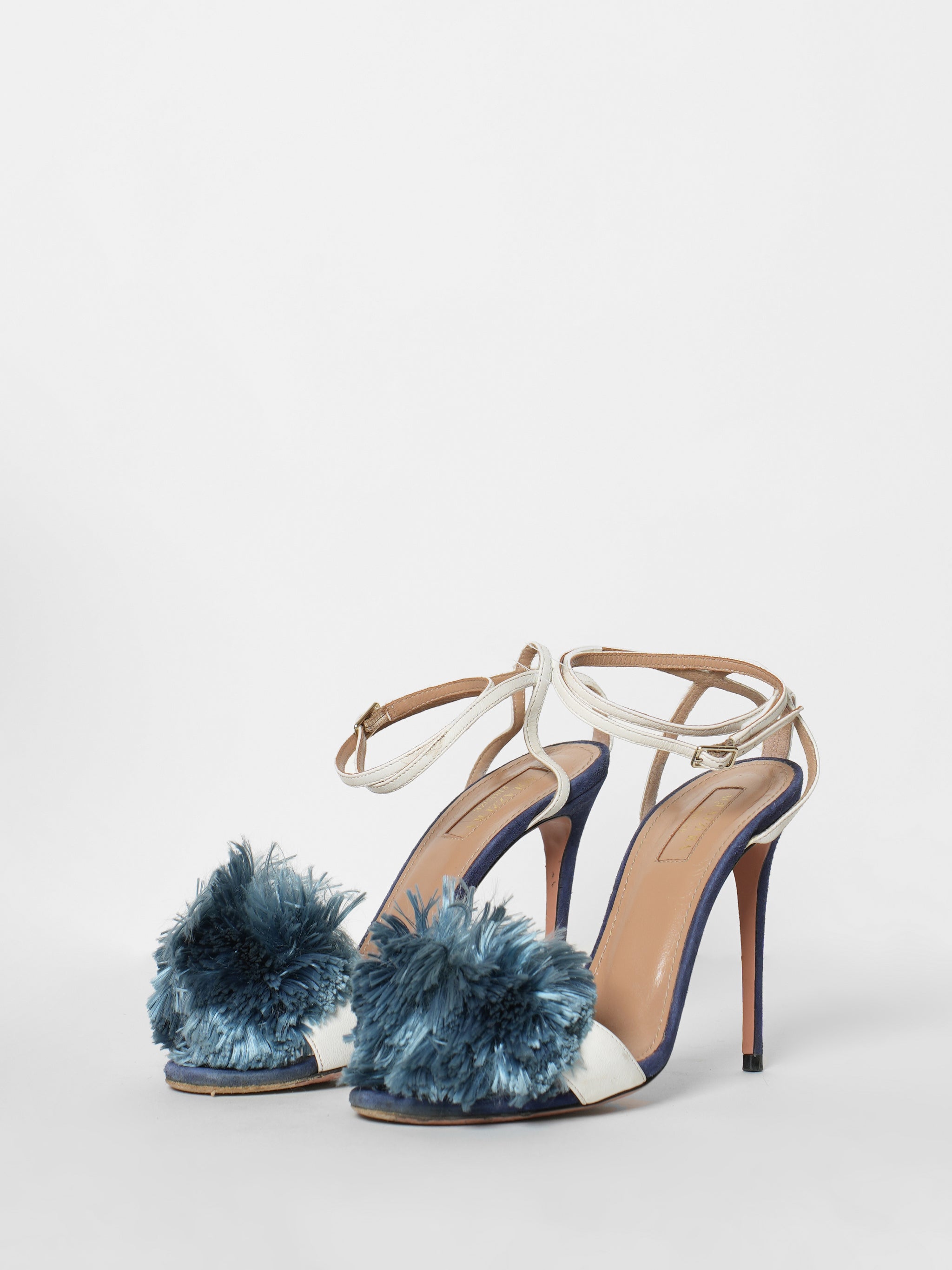 Aquazurra Navy Heels