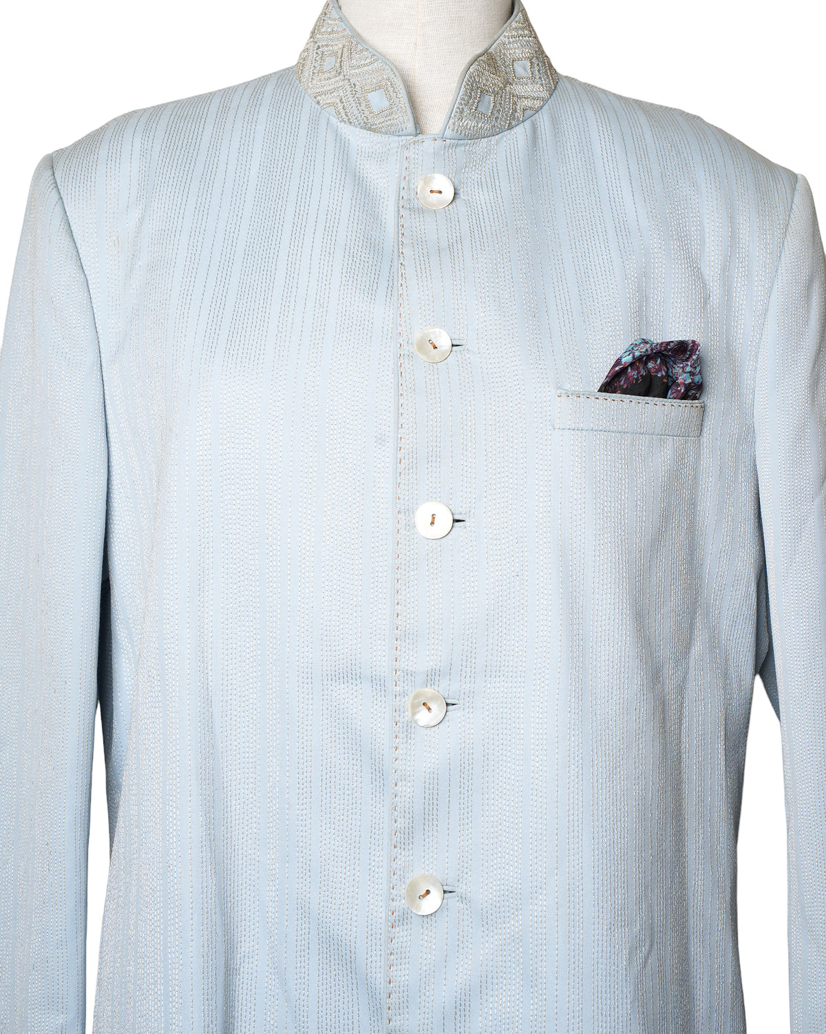 Shantanu Nikhil Blue Bandhgala