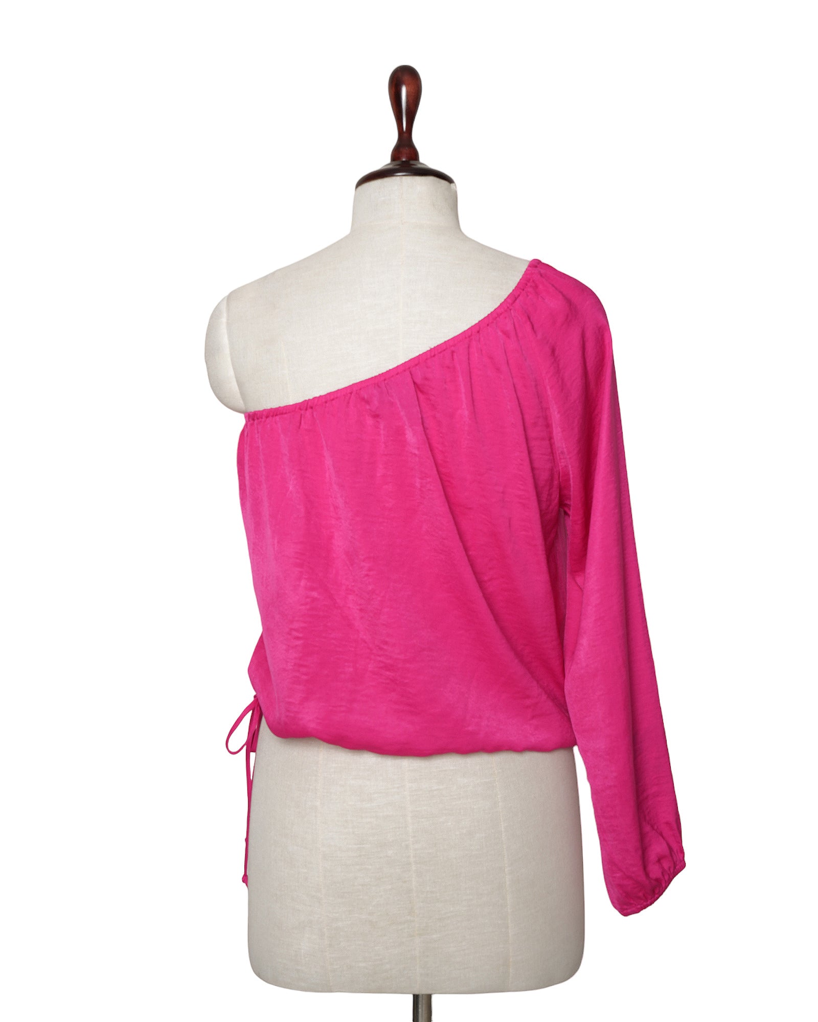 Bcbgmaxazria Pink One shoulder top