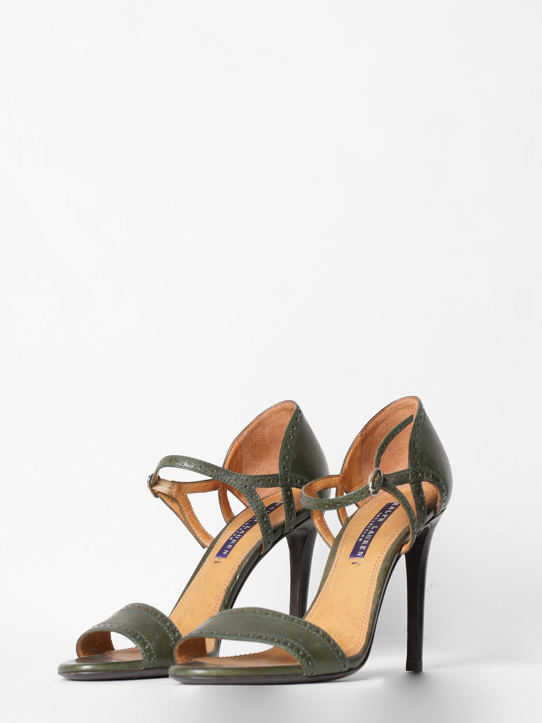 Ralph Lauren Green Heels