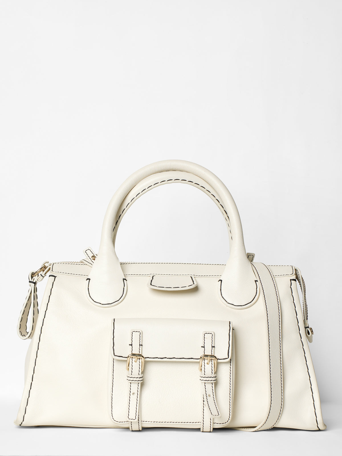 Chloe Debossed Logo Crossbody bag