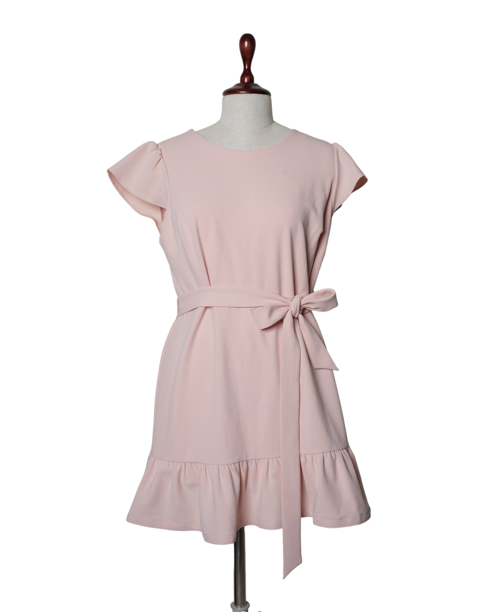 Dkny Baby Pink Belted Dress