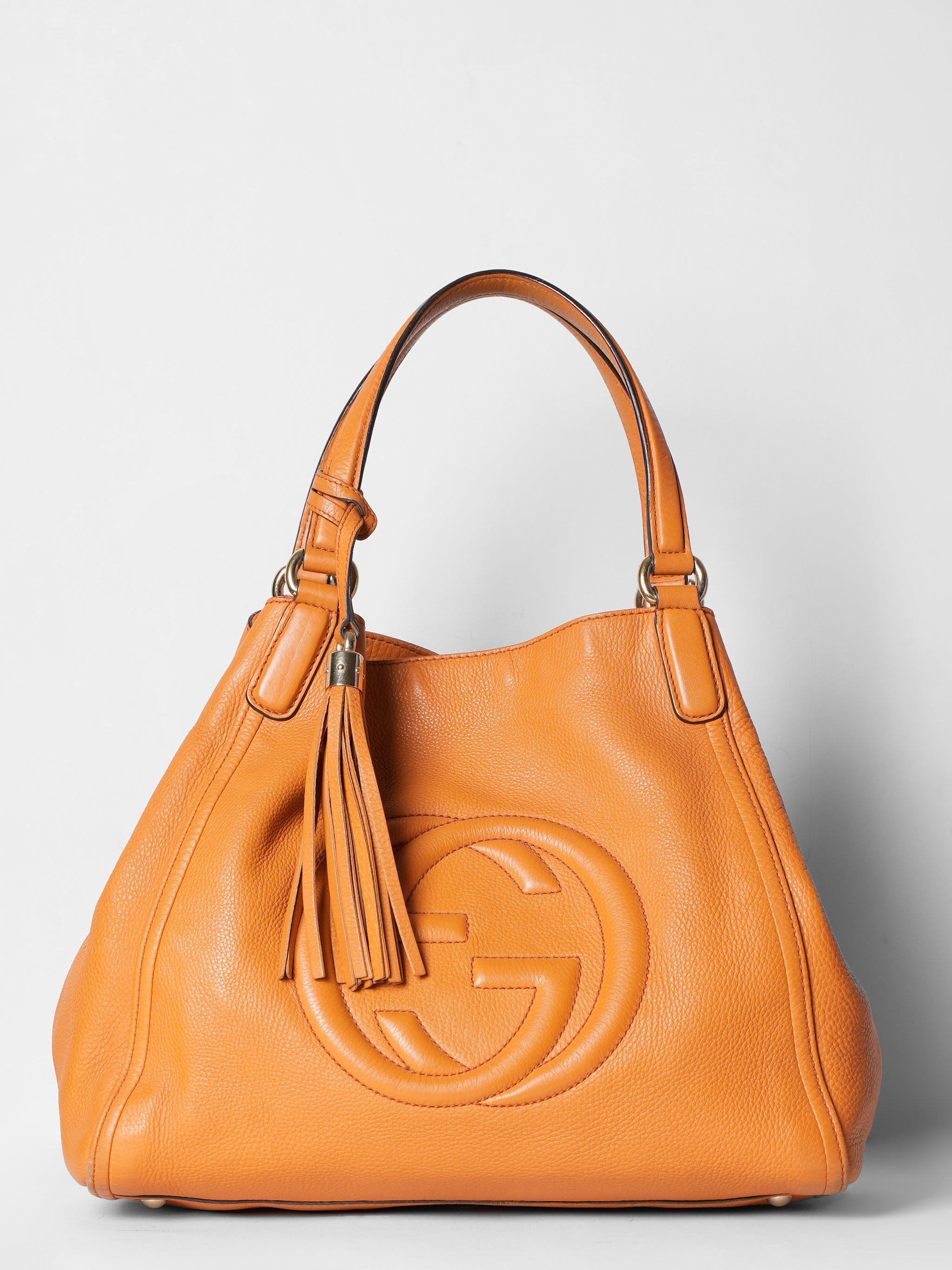 Gucci Orange Soho Tote Bag