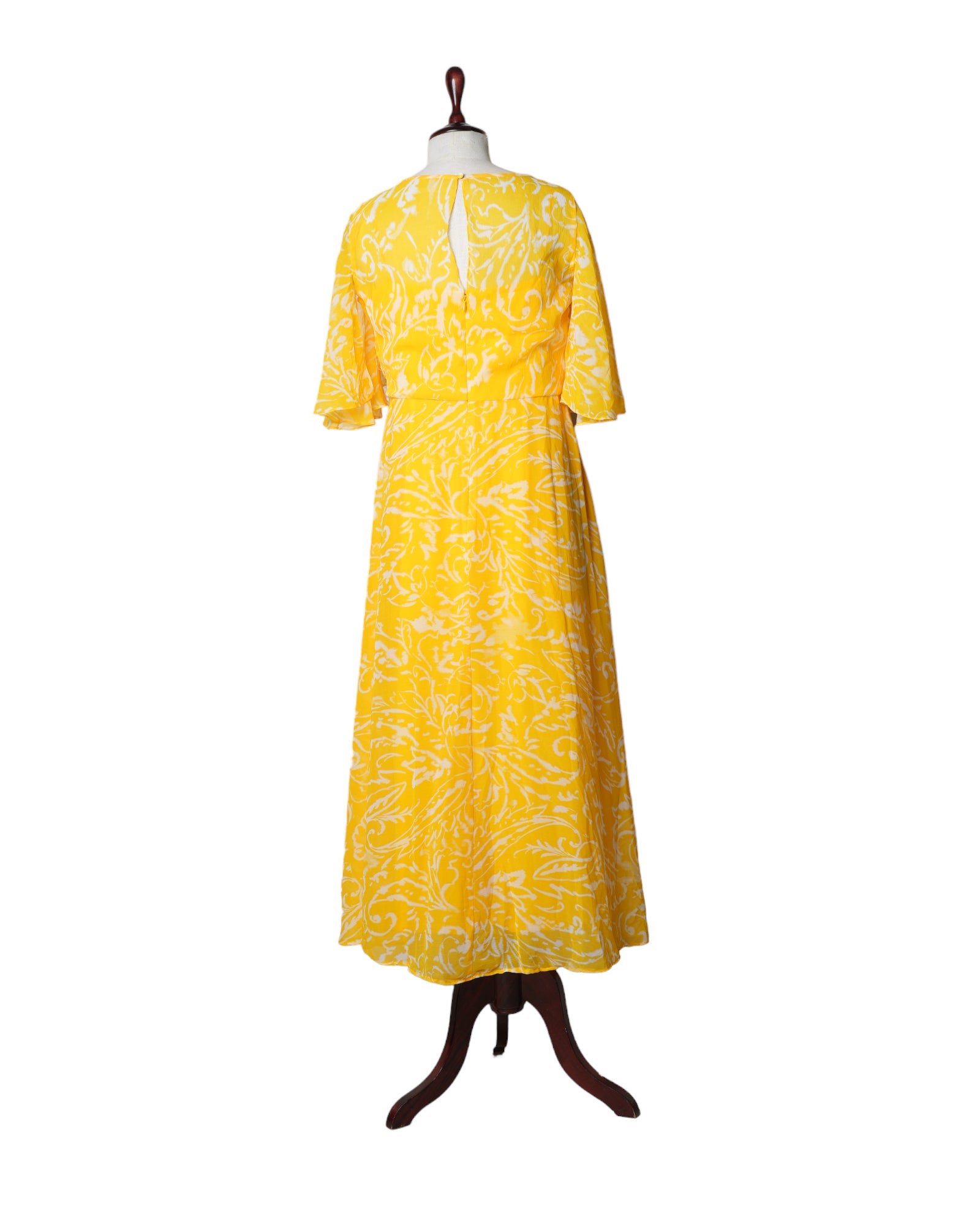 Lauren By Ralph Lauren Yellow Long Dress