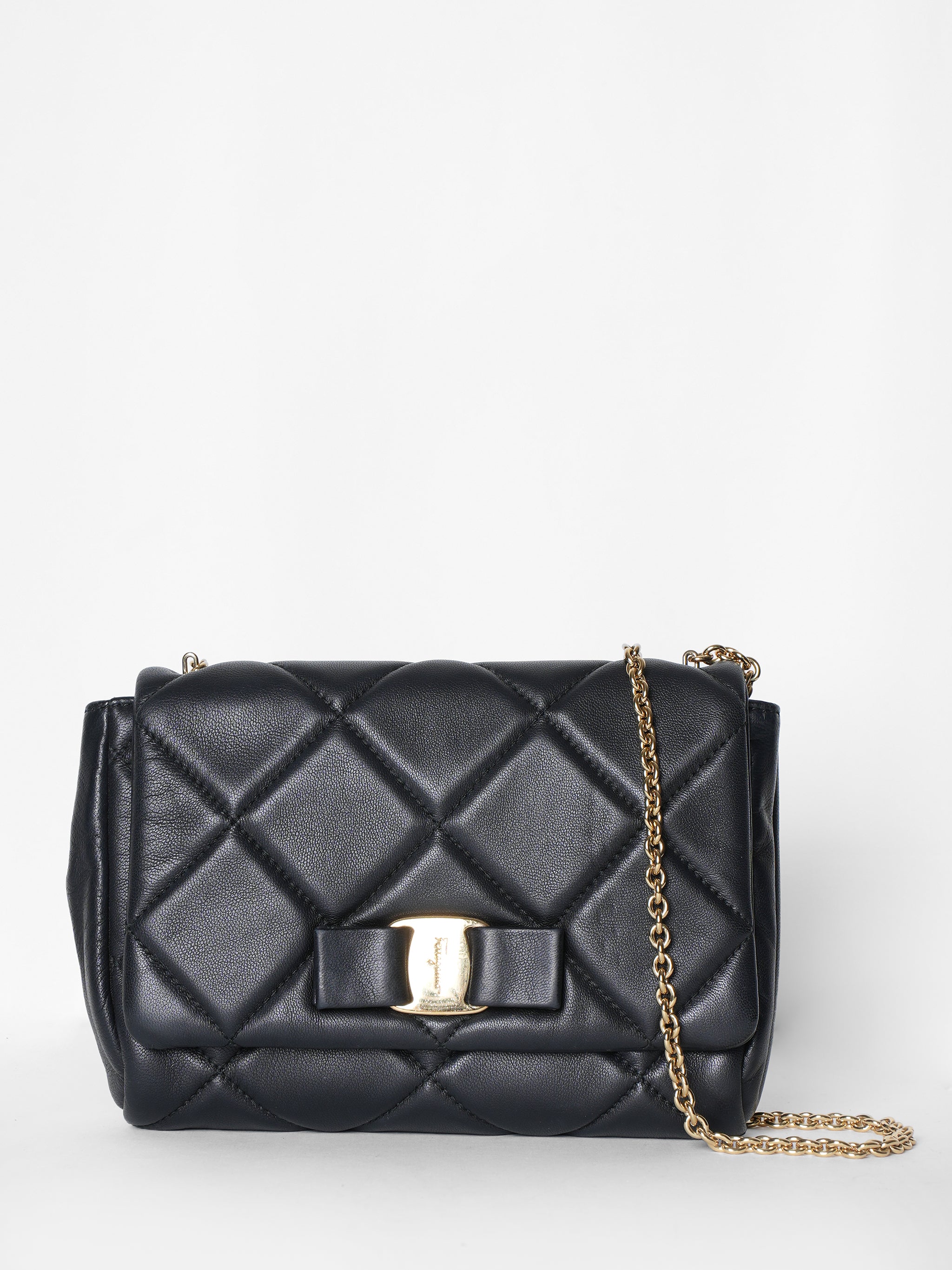 Ferragamo Gelly Quilted Shoulder Bag