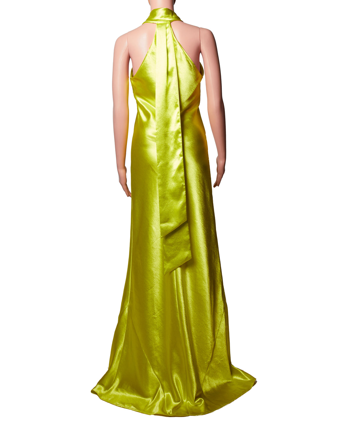 Galvan London Pandora Dress In lime
