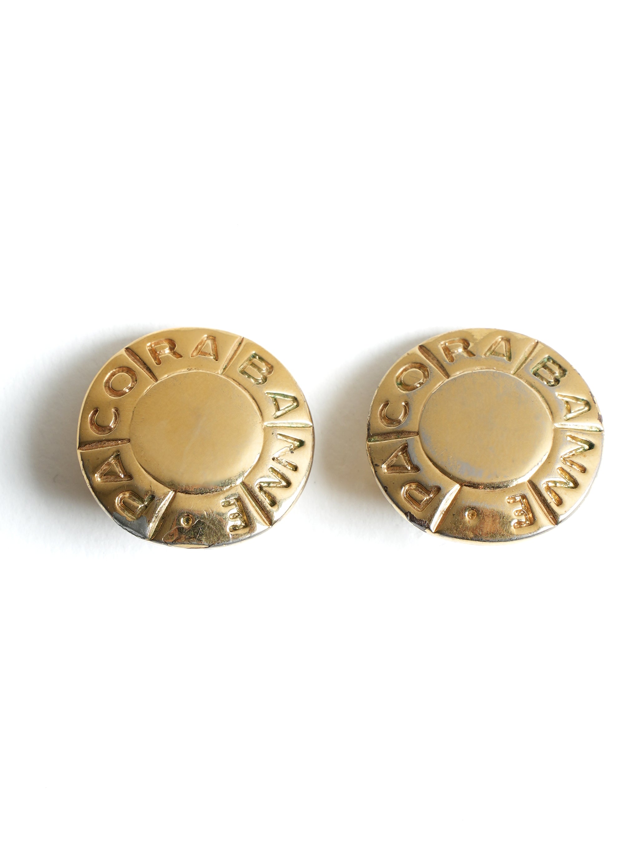 Paco Rabanne Gold Plated Earrings