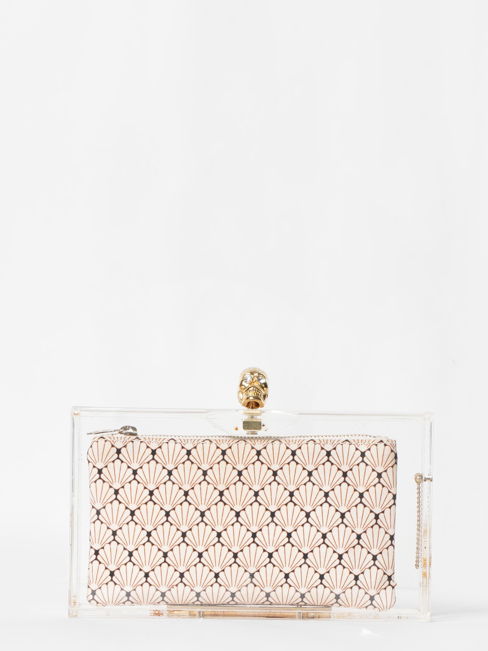 Charollete Olympia Clear Perspex Clutch