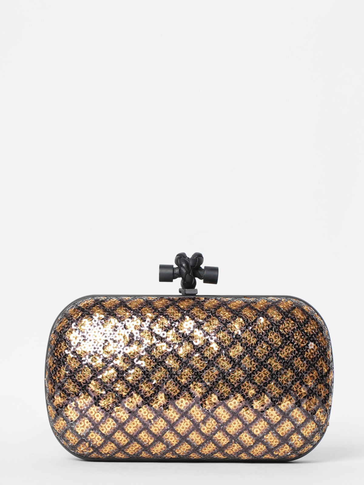 Bottega Veneta Sequin Knot Clutch