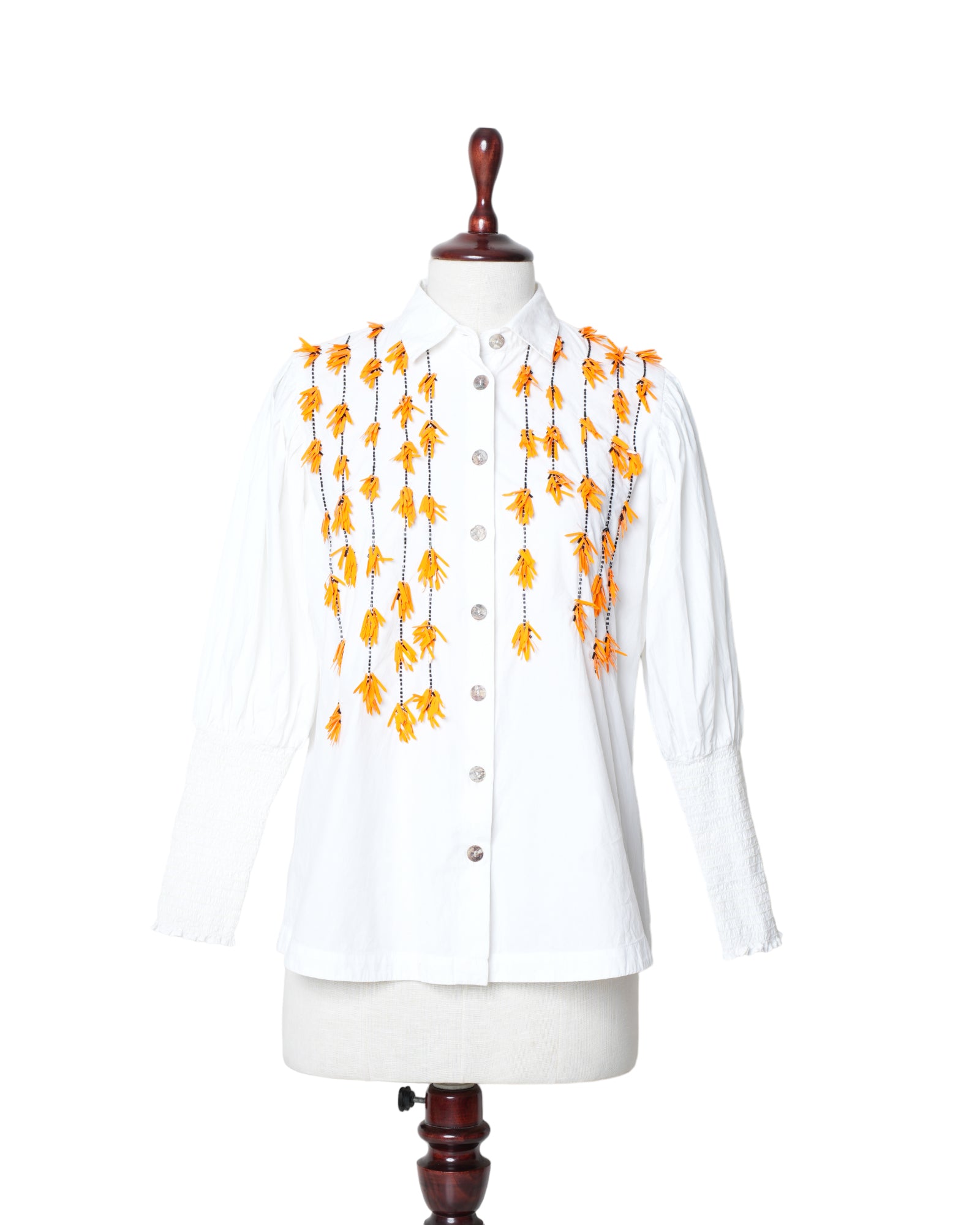 Dhruv Kapoor White Embellished Shirt