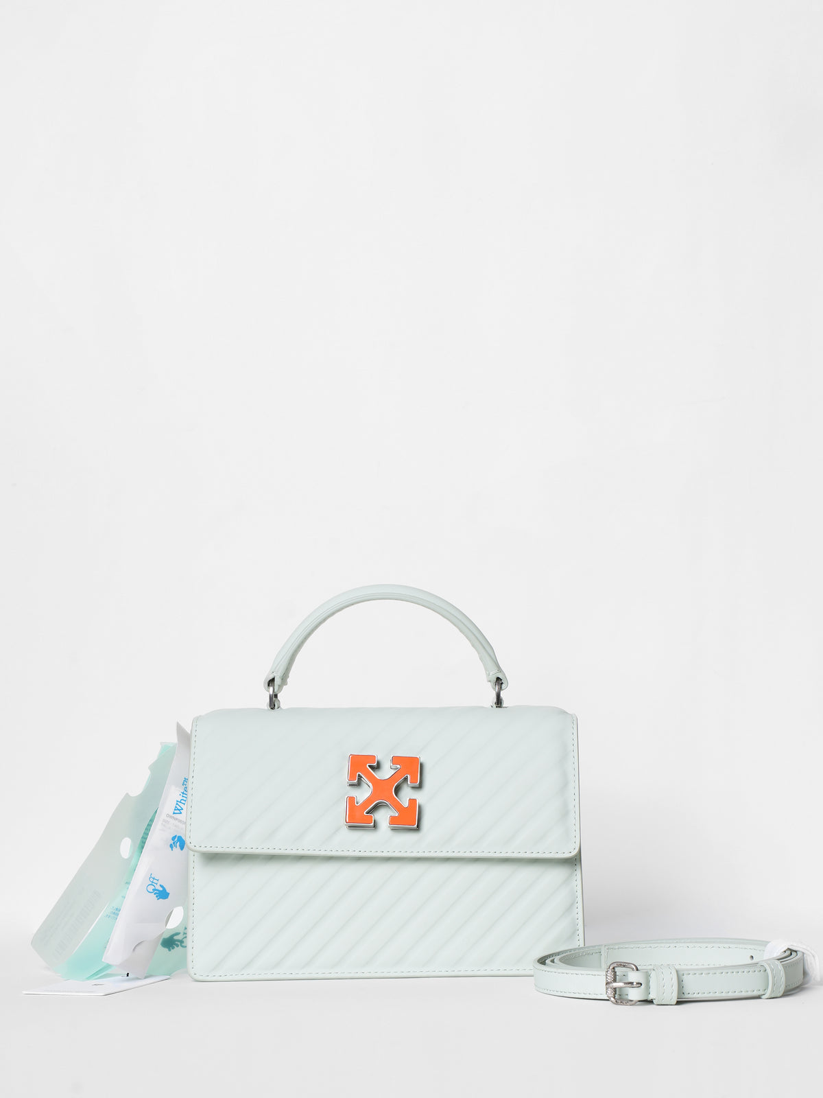 Off-White Jitney 1.4 Leather Shoulder Bag