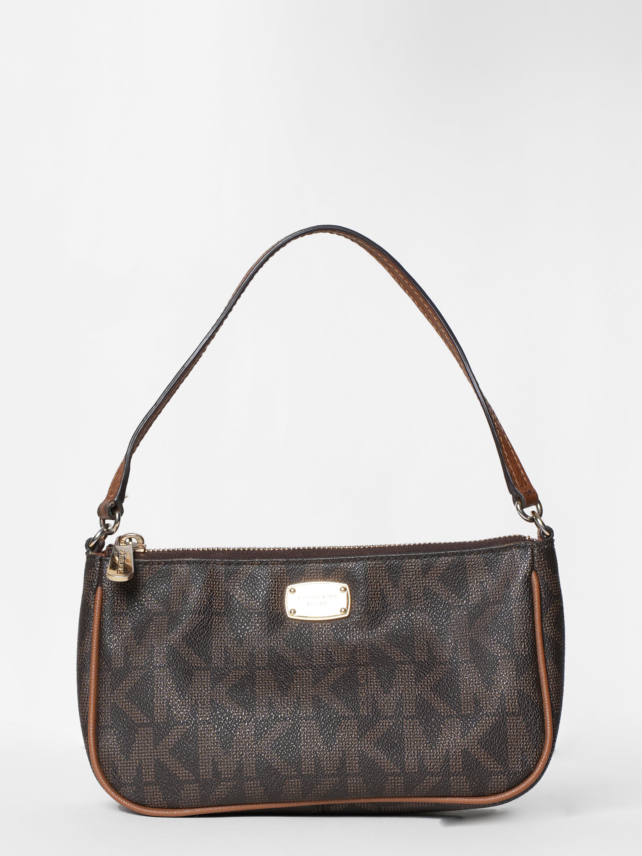 Michael Kors Monogram Brown Crossbody Bag