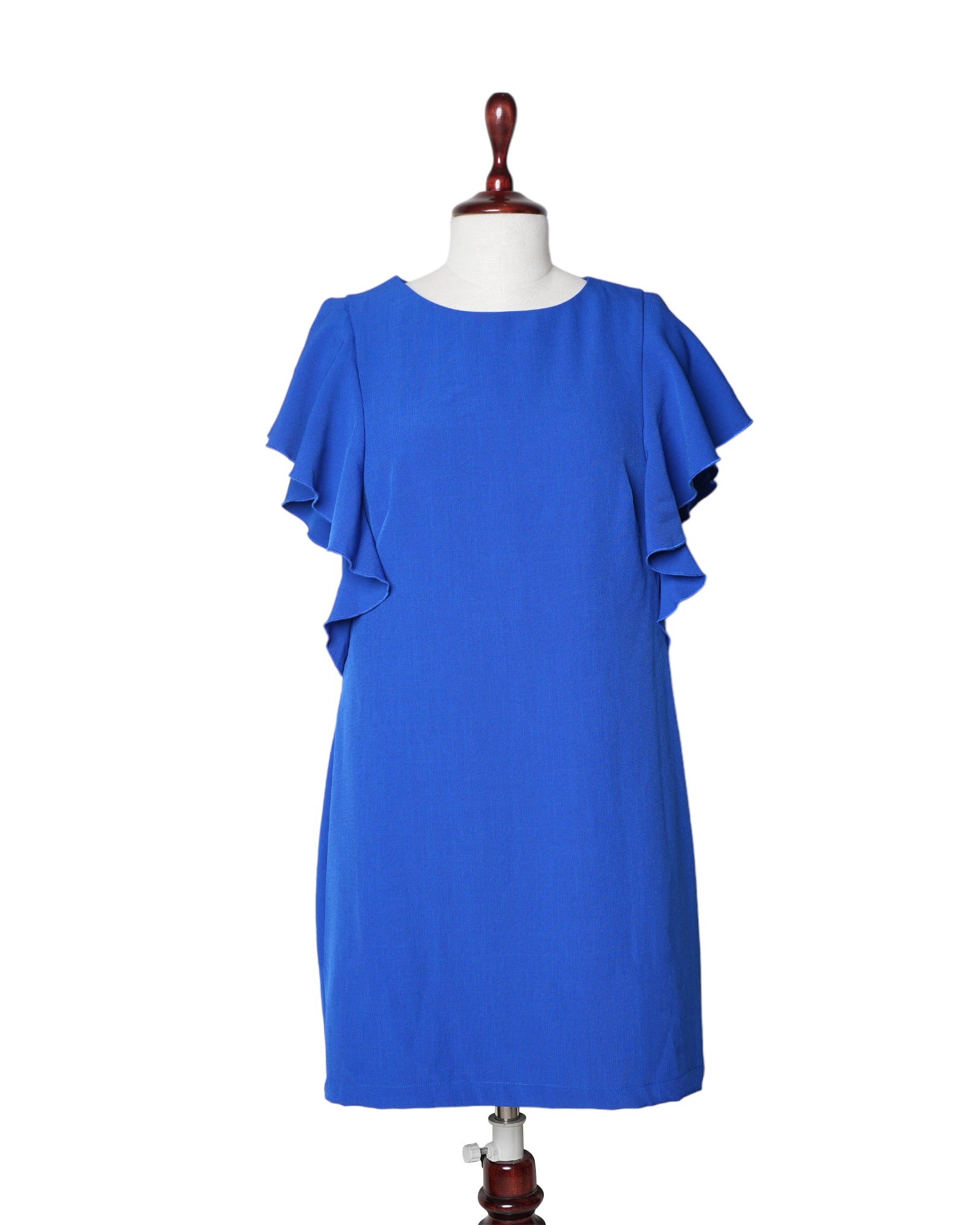 Lauren By Ralph Lauren Blue Sleeveless Dress