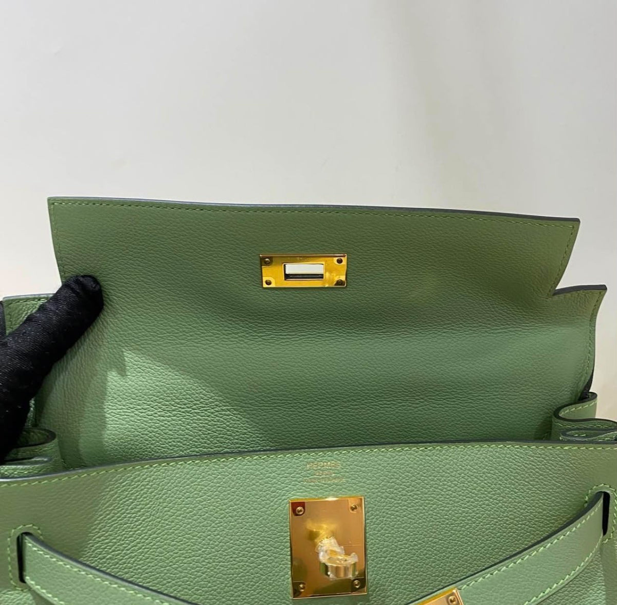Hermes Kelly 28 Togo leather y stamp