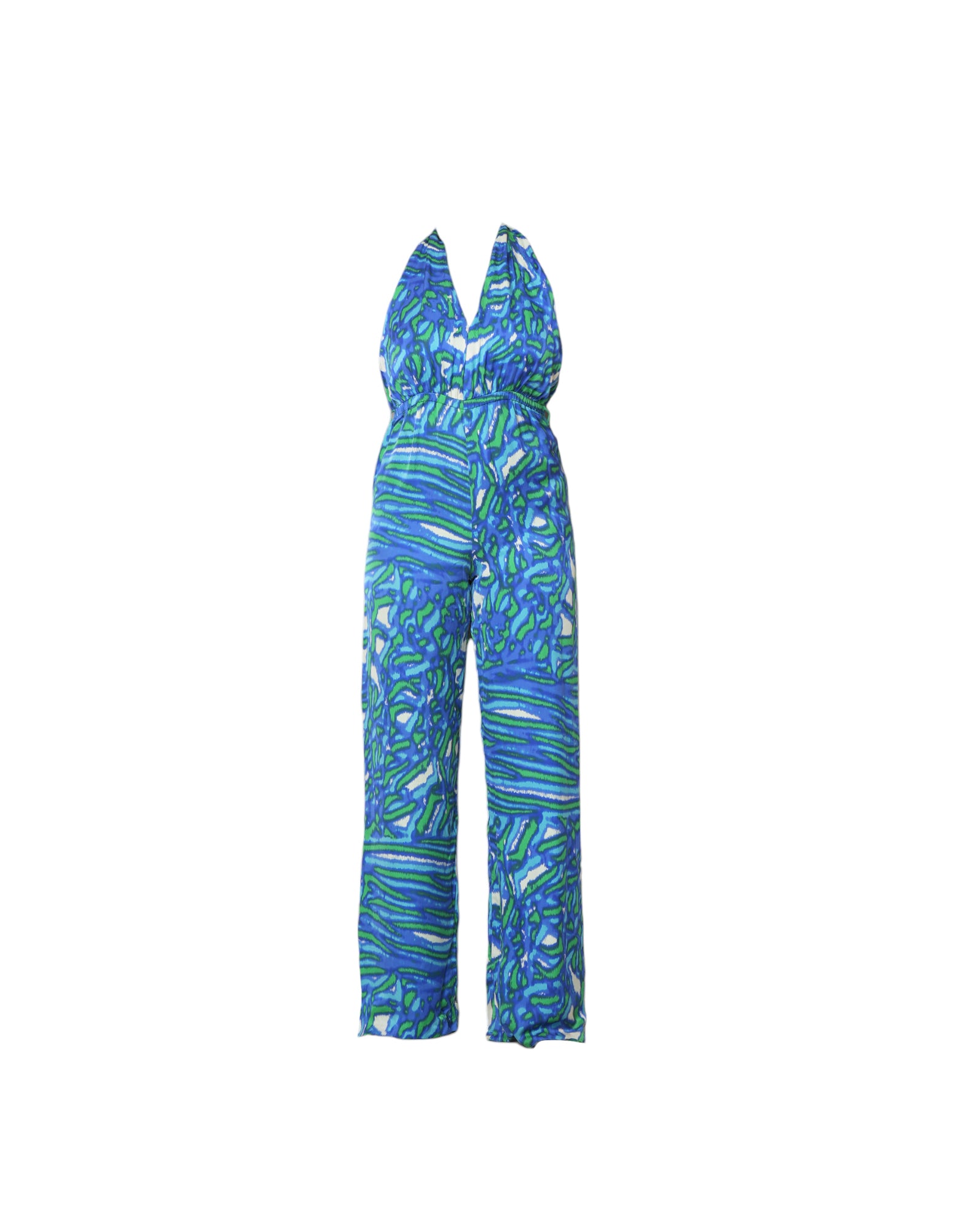 Halston haritage Blue Jumpsuit