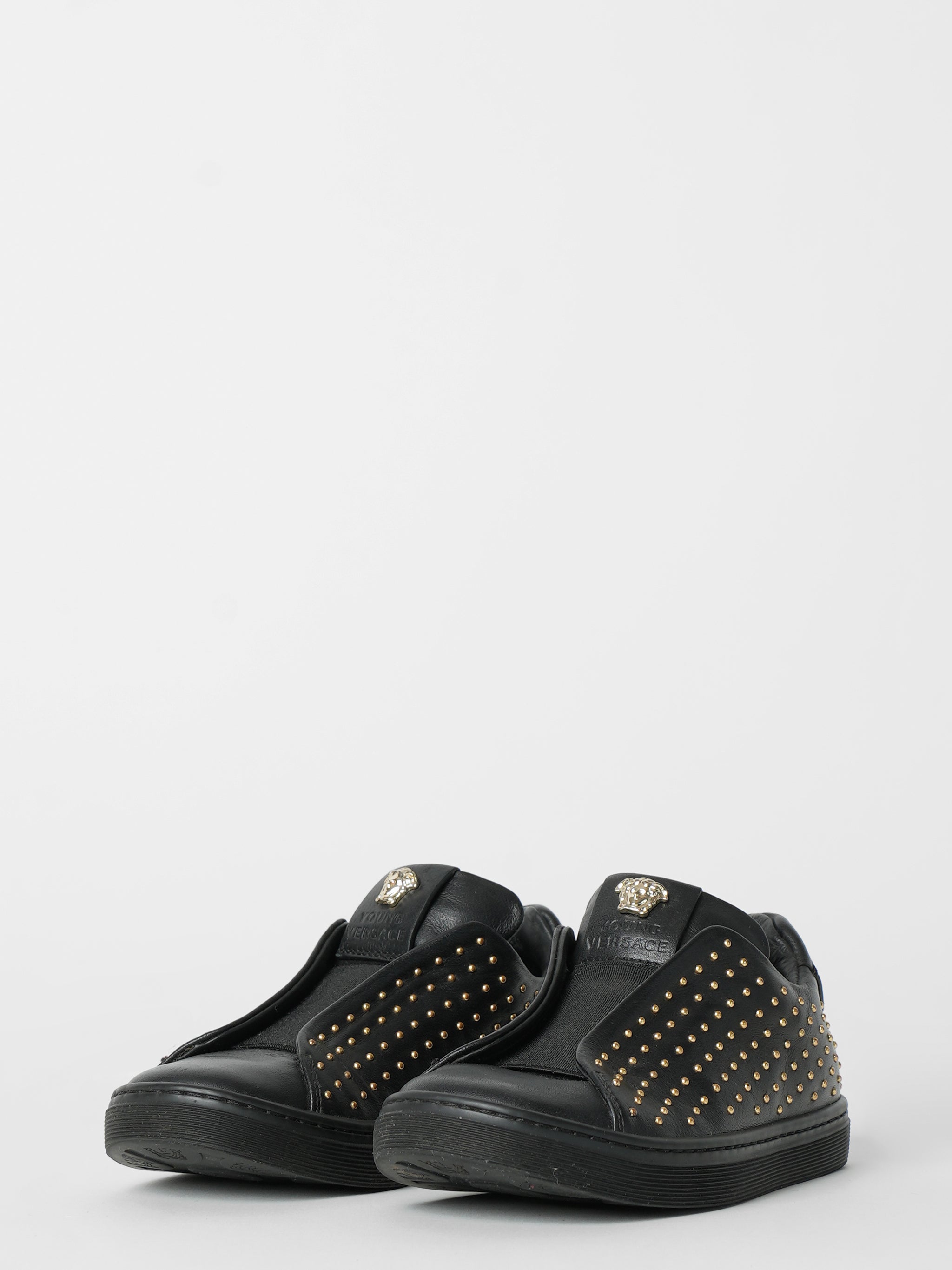 Young Versace Black Shoes