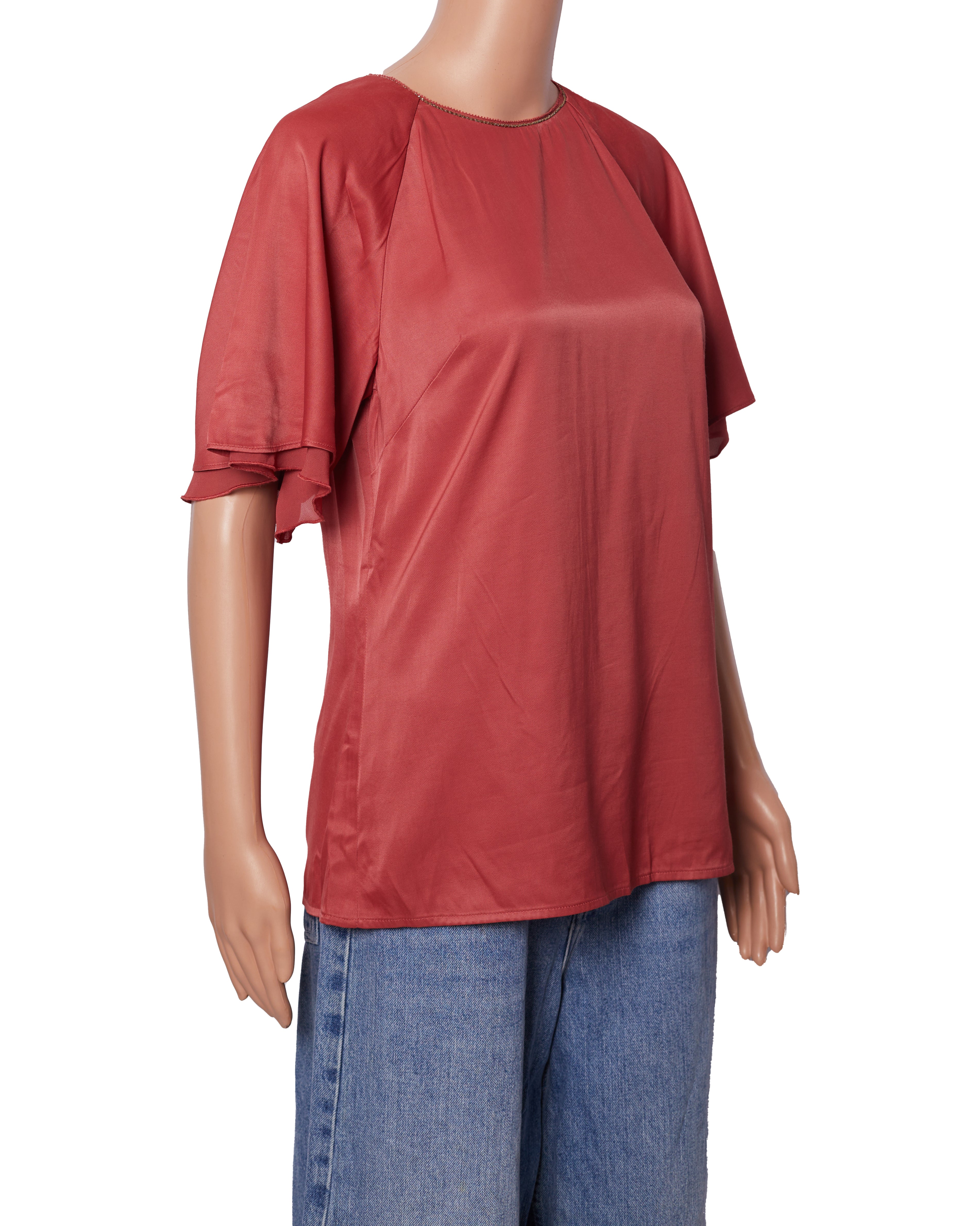 Reiss  Wave Bell Sleeve Top