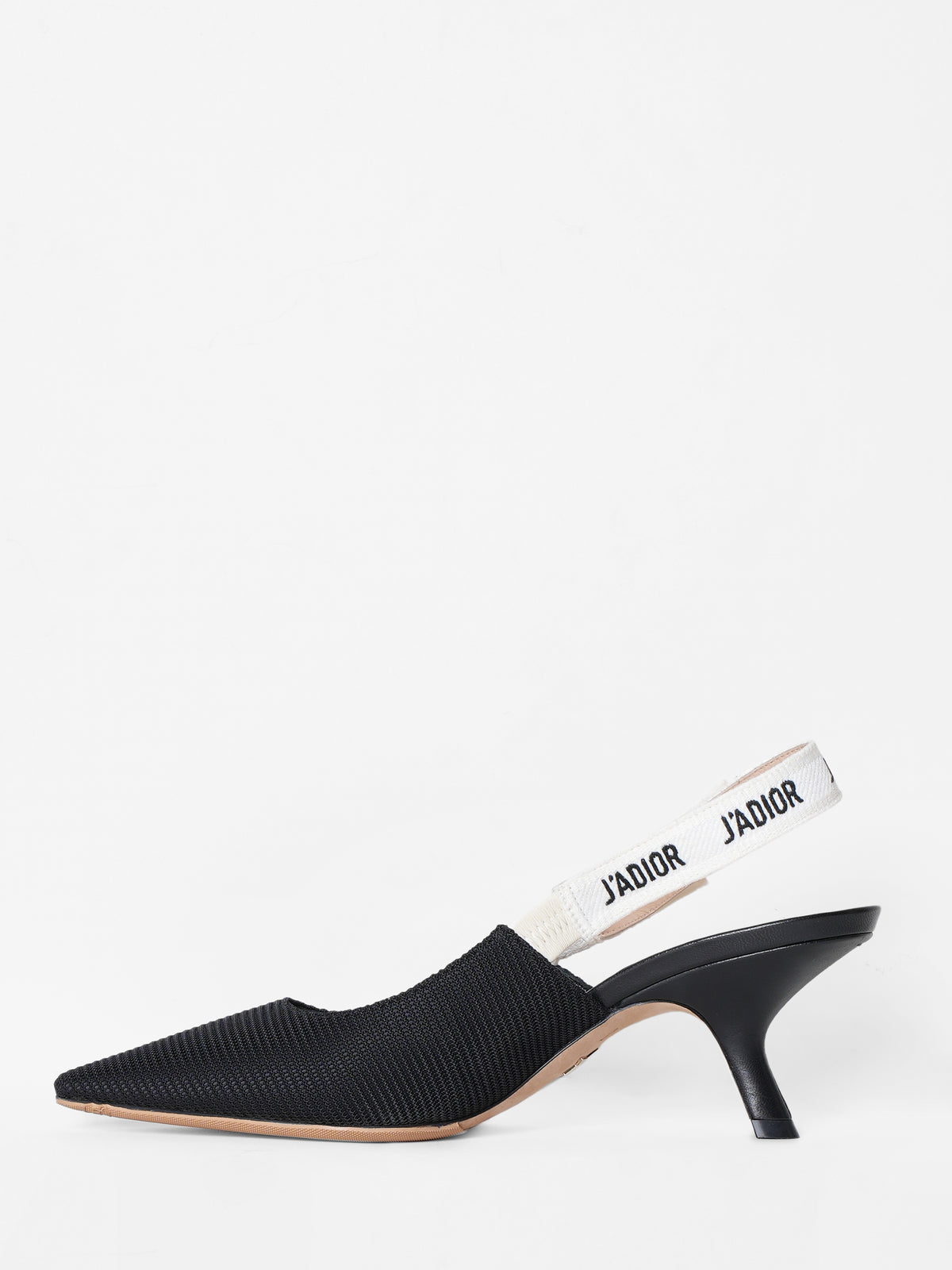 New Dior J'Adior Black Slingback Pumps