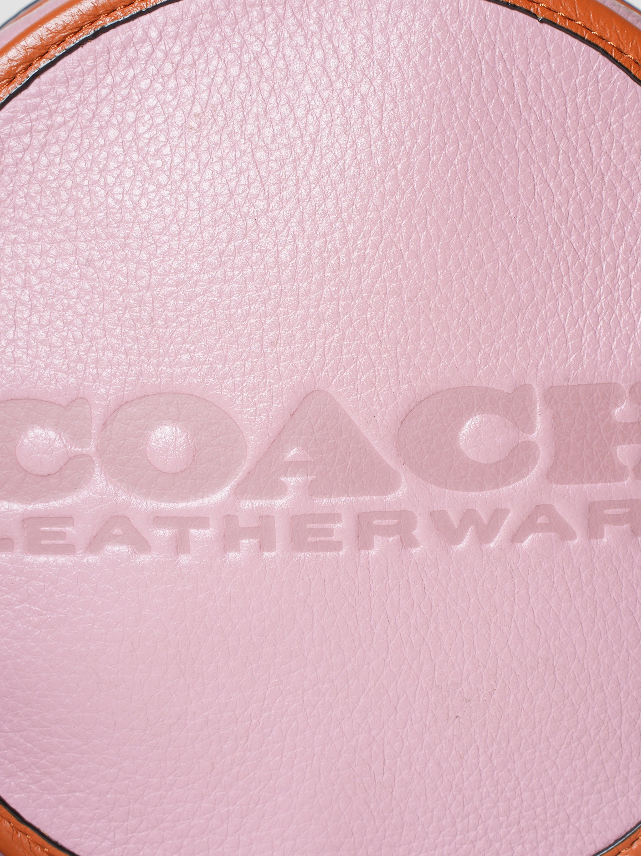 Coach Pink Multi Kia Small Circle Crossbody Bag