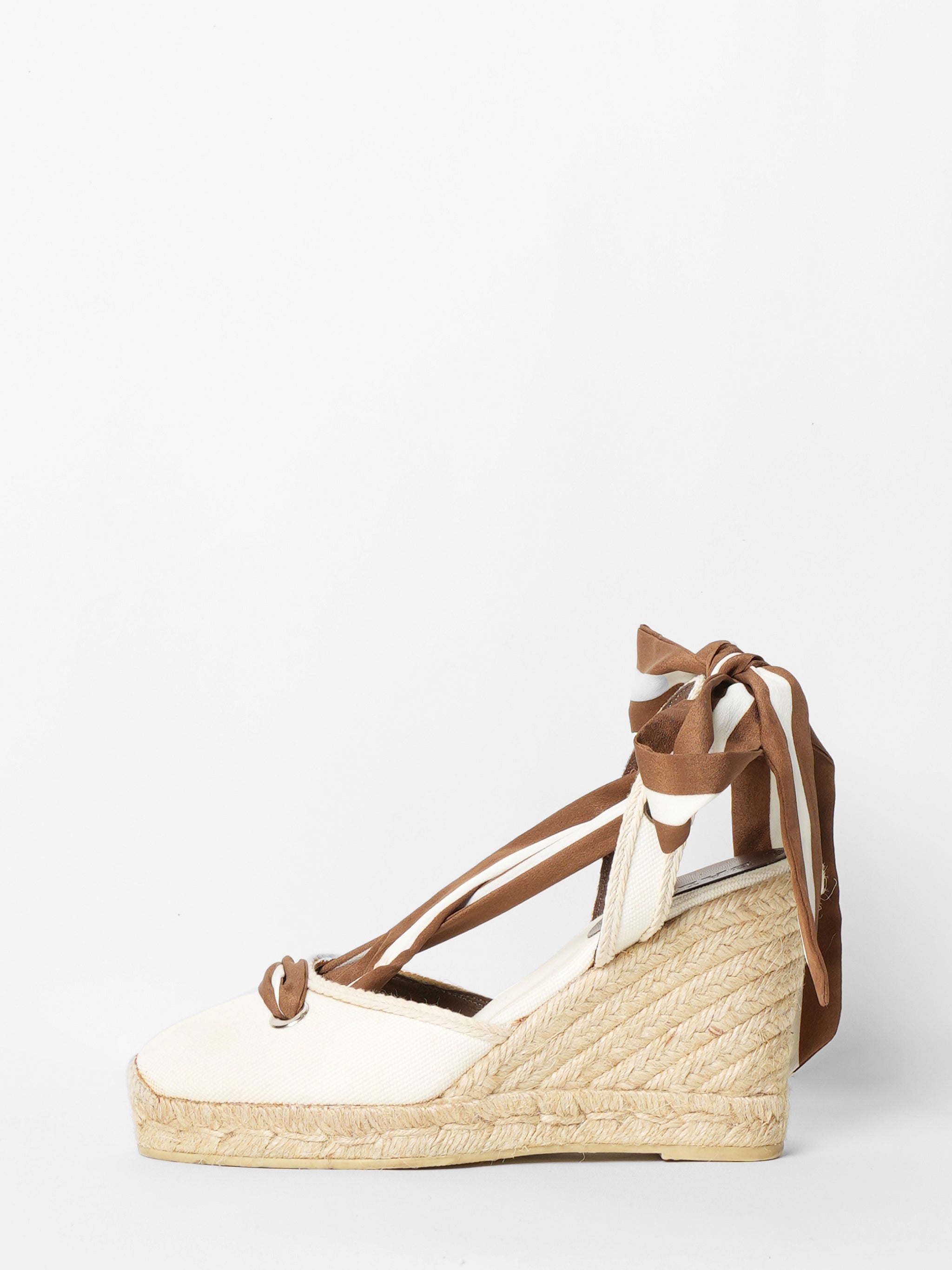 Bally Espadrilles With Ankle Tie Silk Ribbon