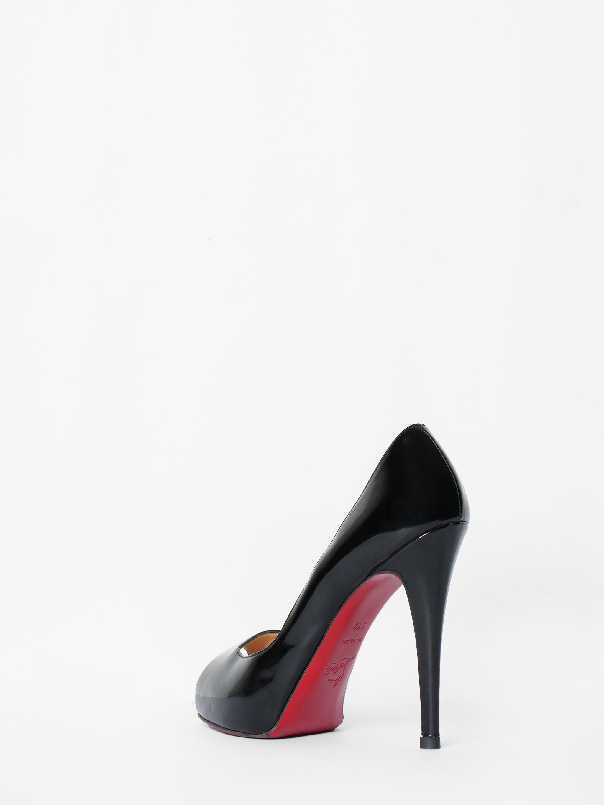 Pleaser Scream 01 Size 6 Black Patent 6.25“ High Heel Fetish Shoes | eBay
