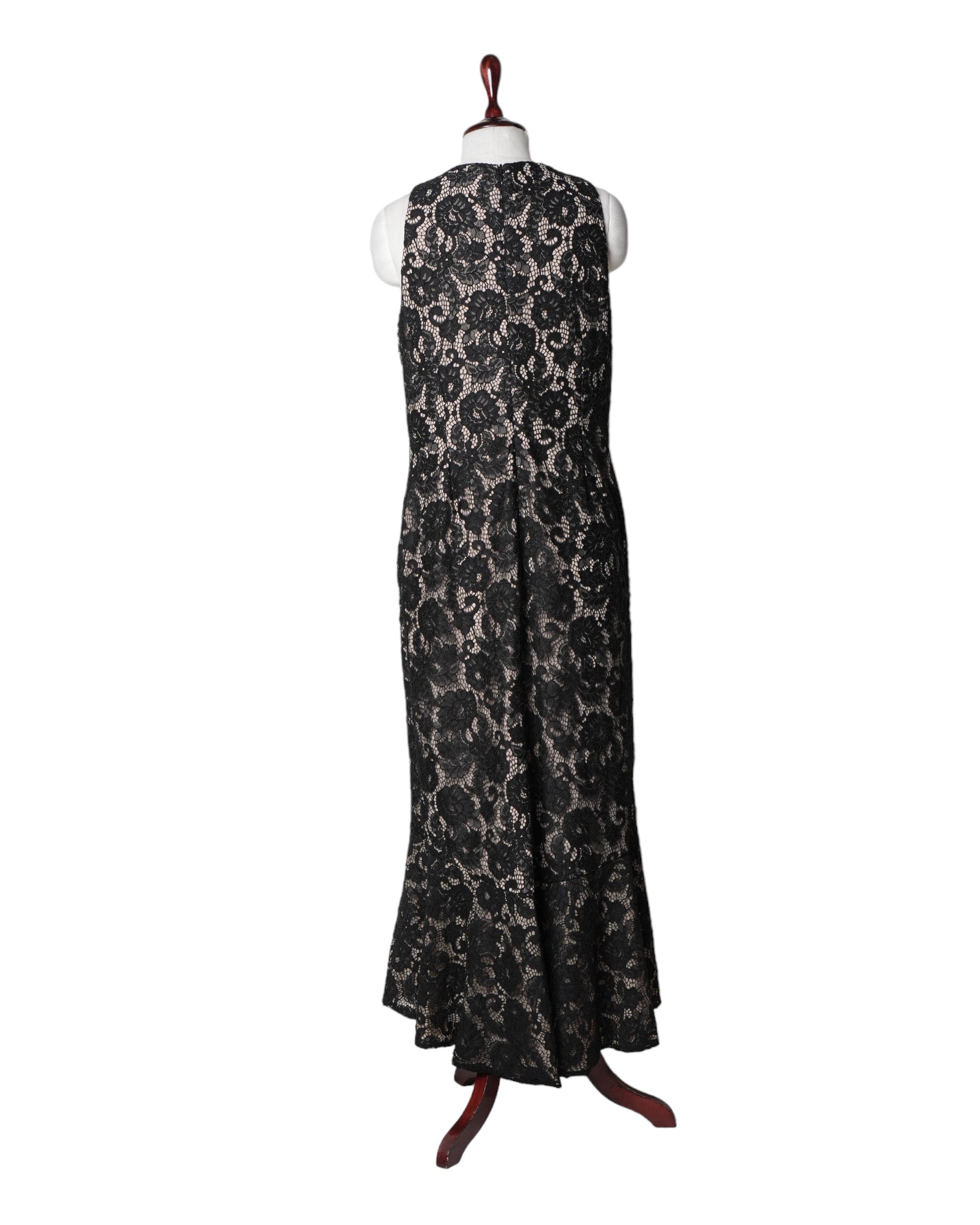 Lauren By Ralph Lauren Black Lace Dress