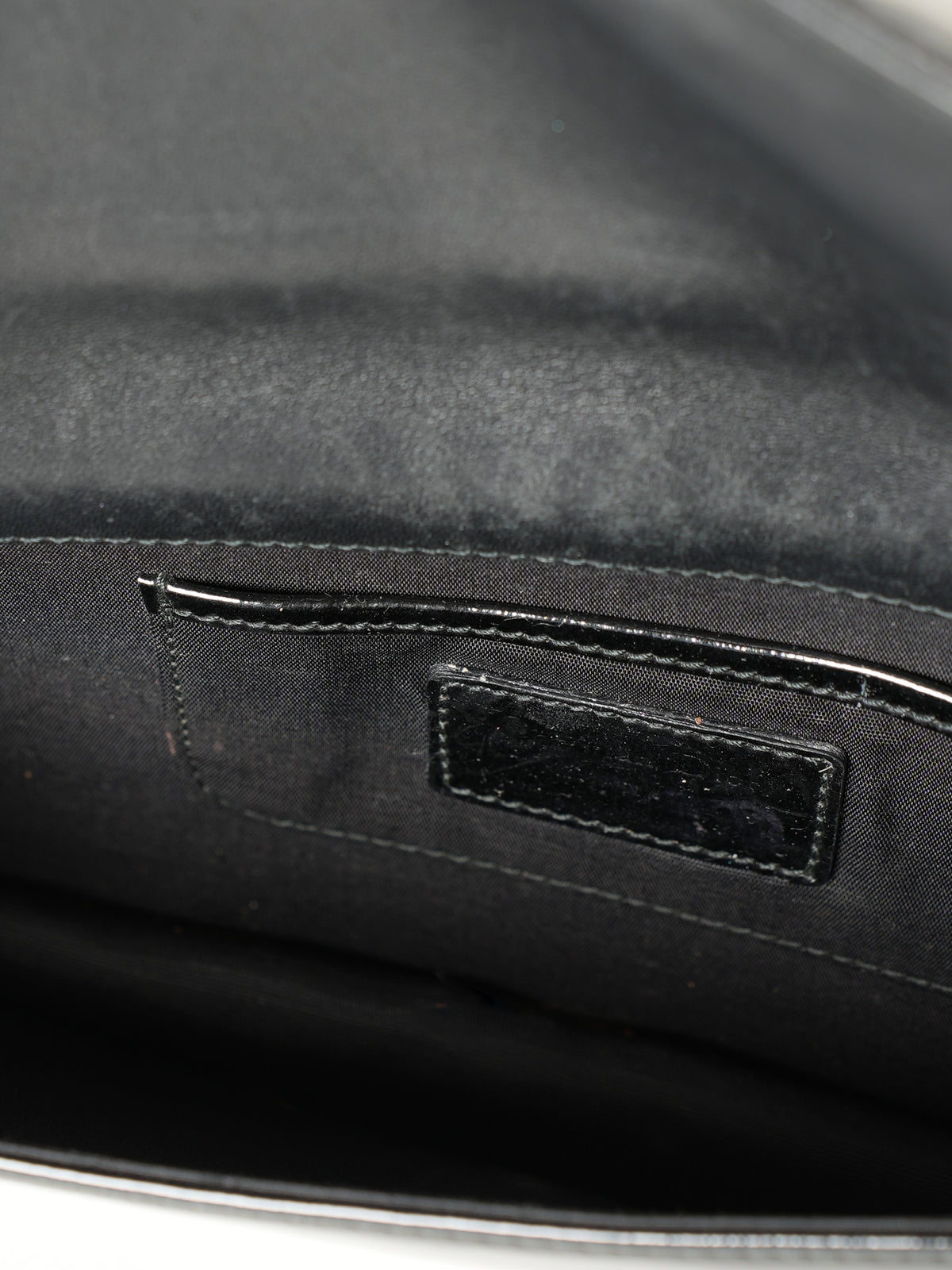 Christian Dior Black Cannage Clutch