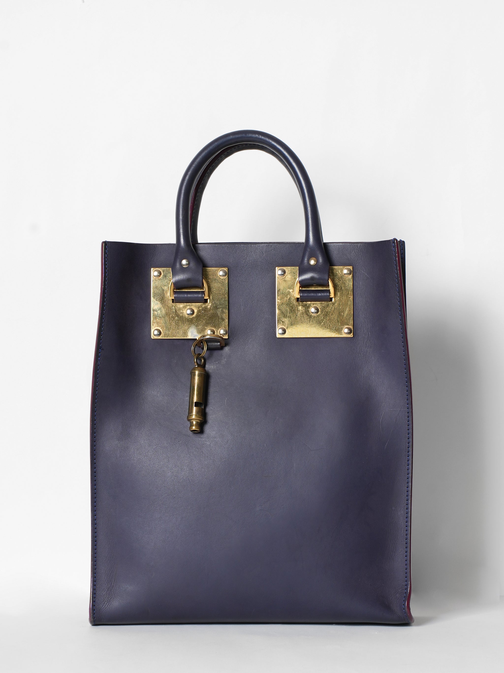 Sophie Hulme Blue Tote Bag