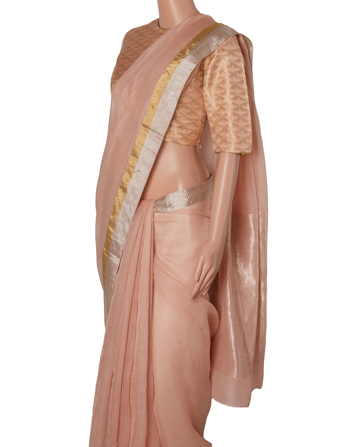 Raw Mango Saree Pink