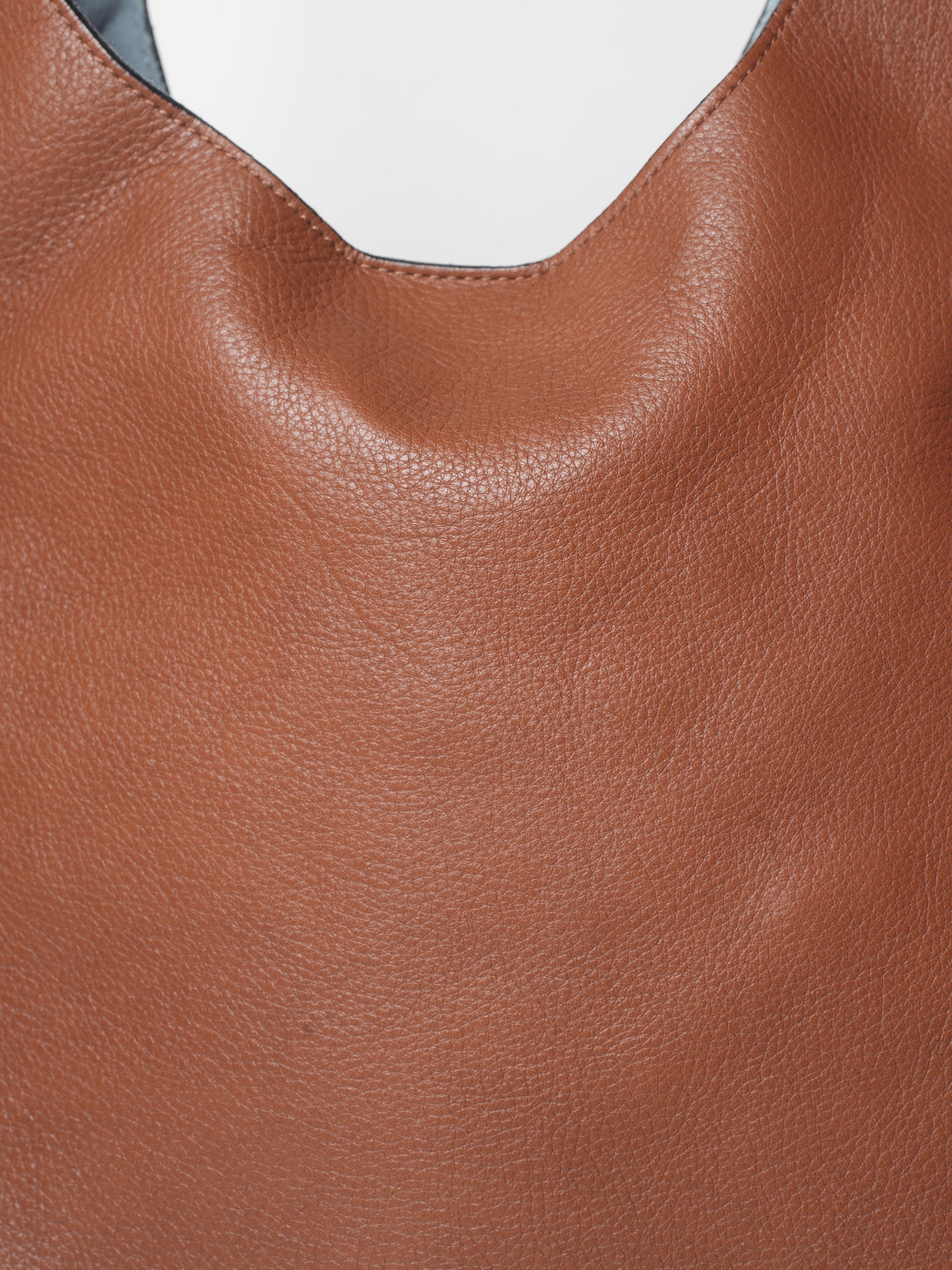 Marni Brown Leather Tote Bag