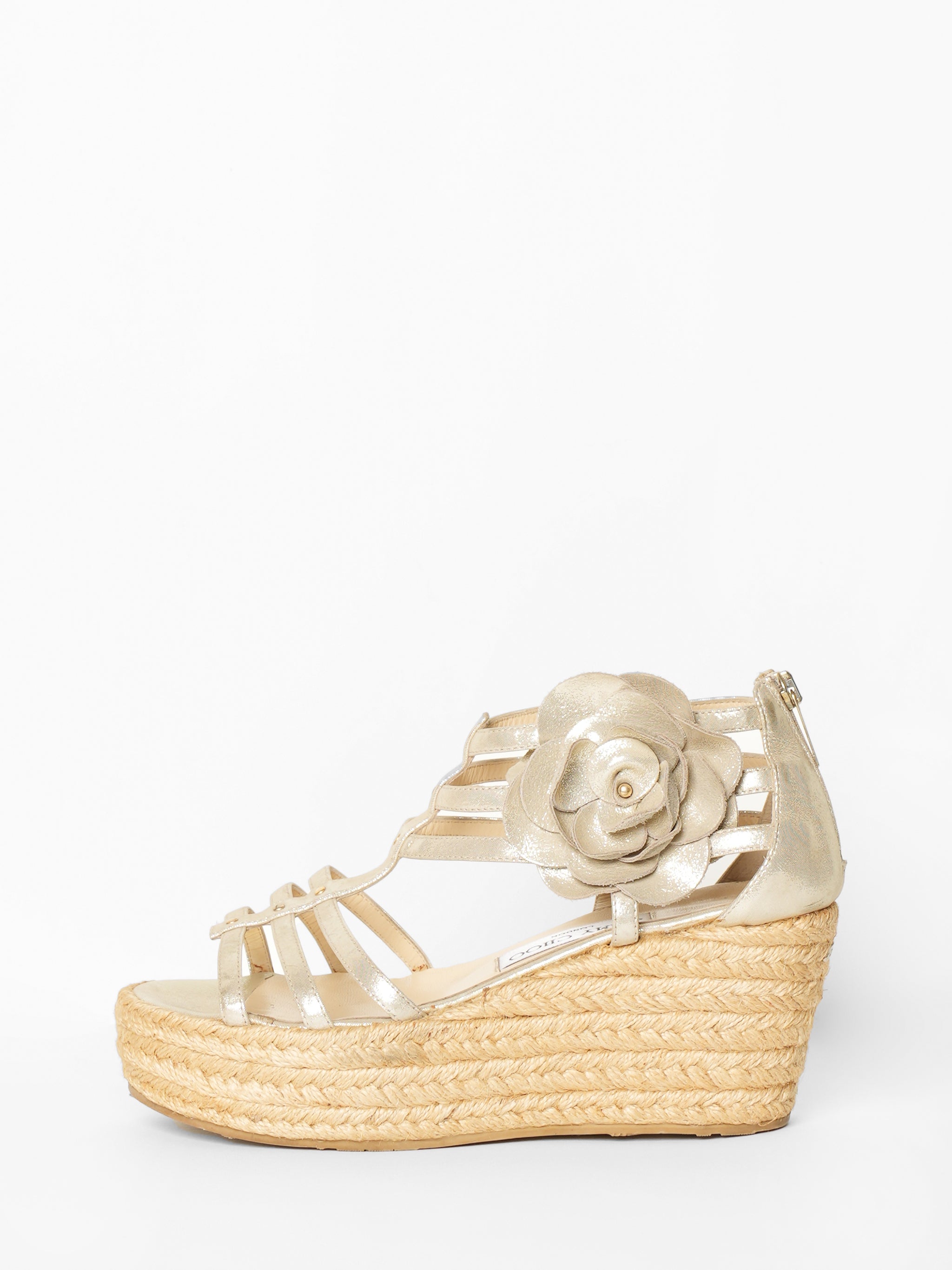 Jimmy Choo Golden Flower shoes