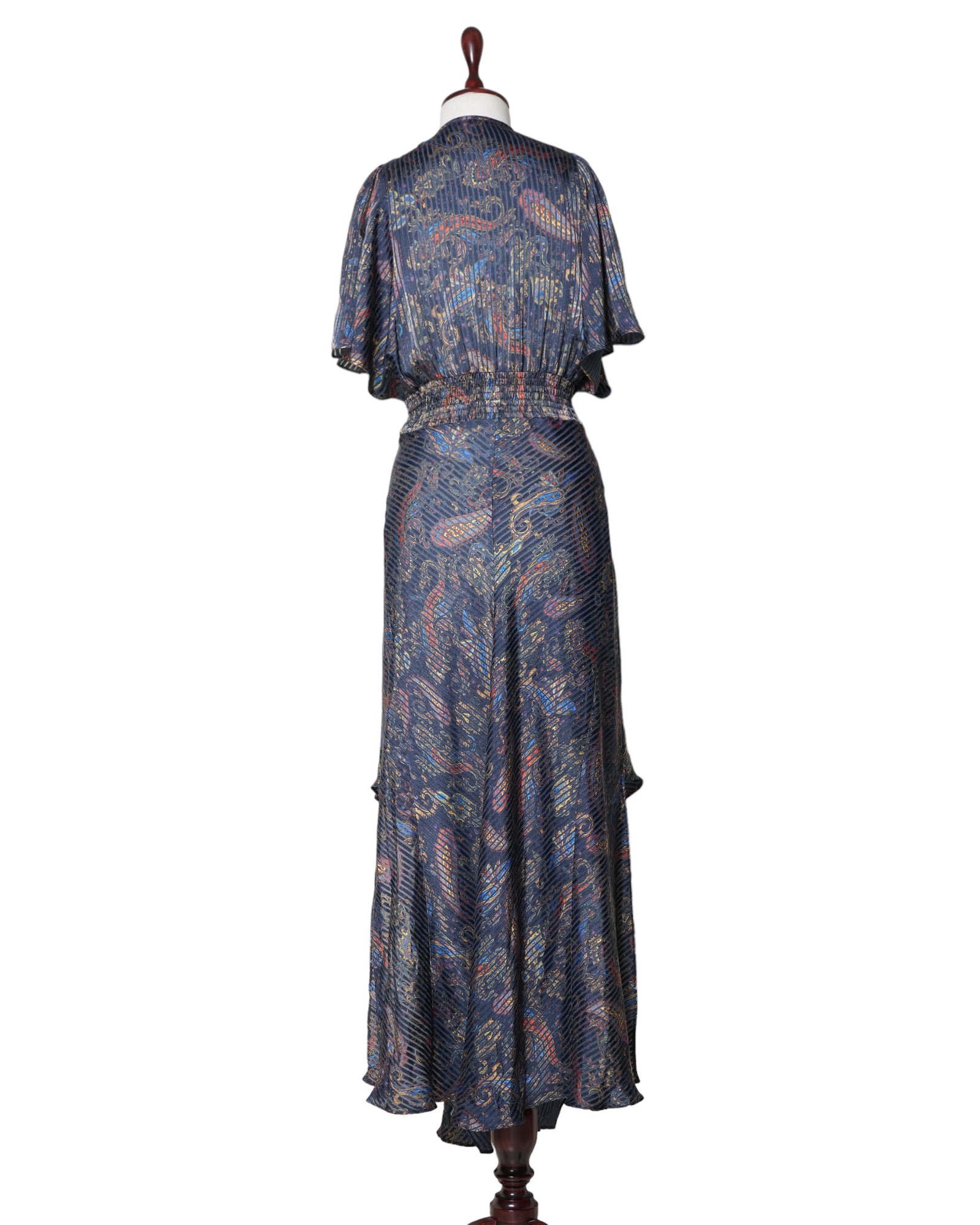 Maje Rachel Paisley Print Maxi Dress