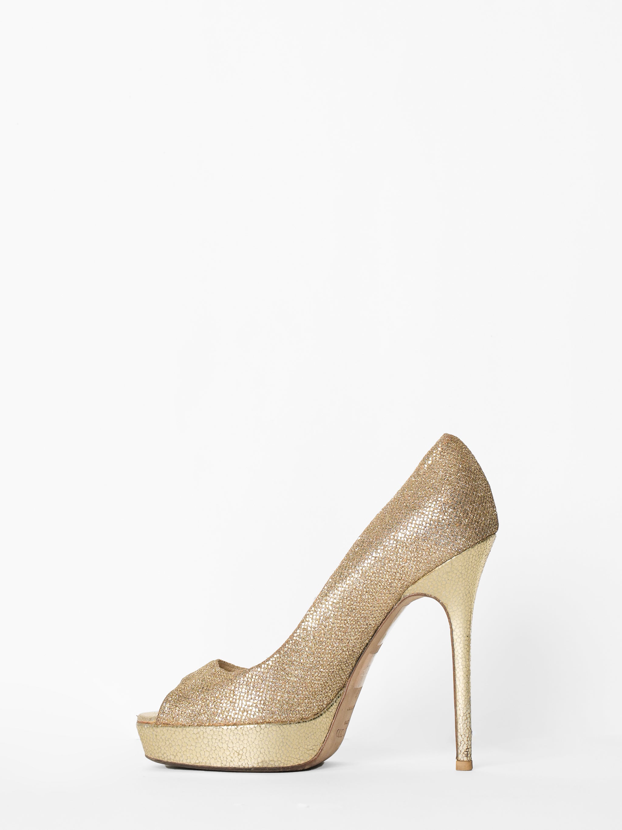 Jimmy Choo Champagne Pumps