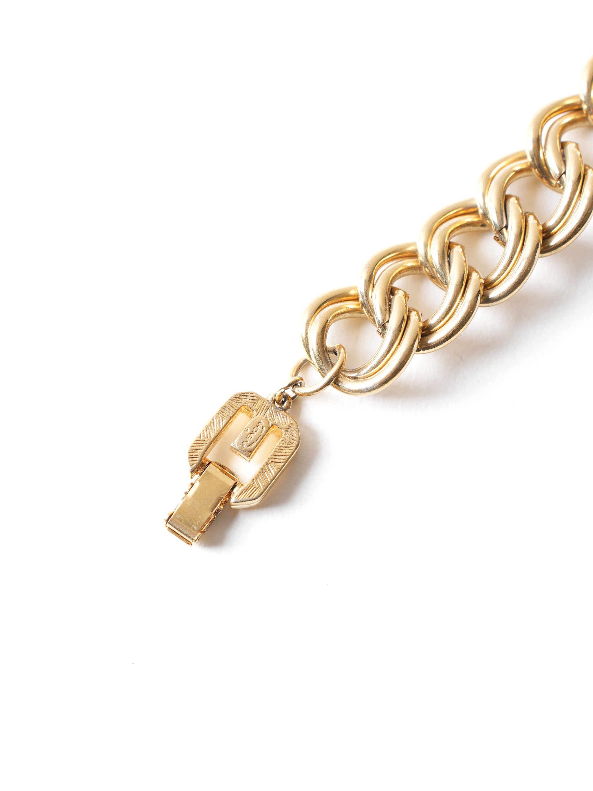 Vintage Givenchy Gold Pleated Necklace