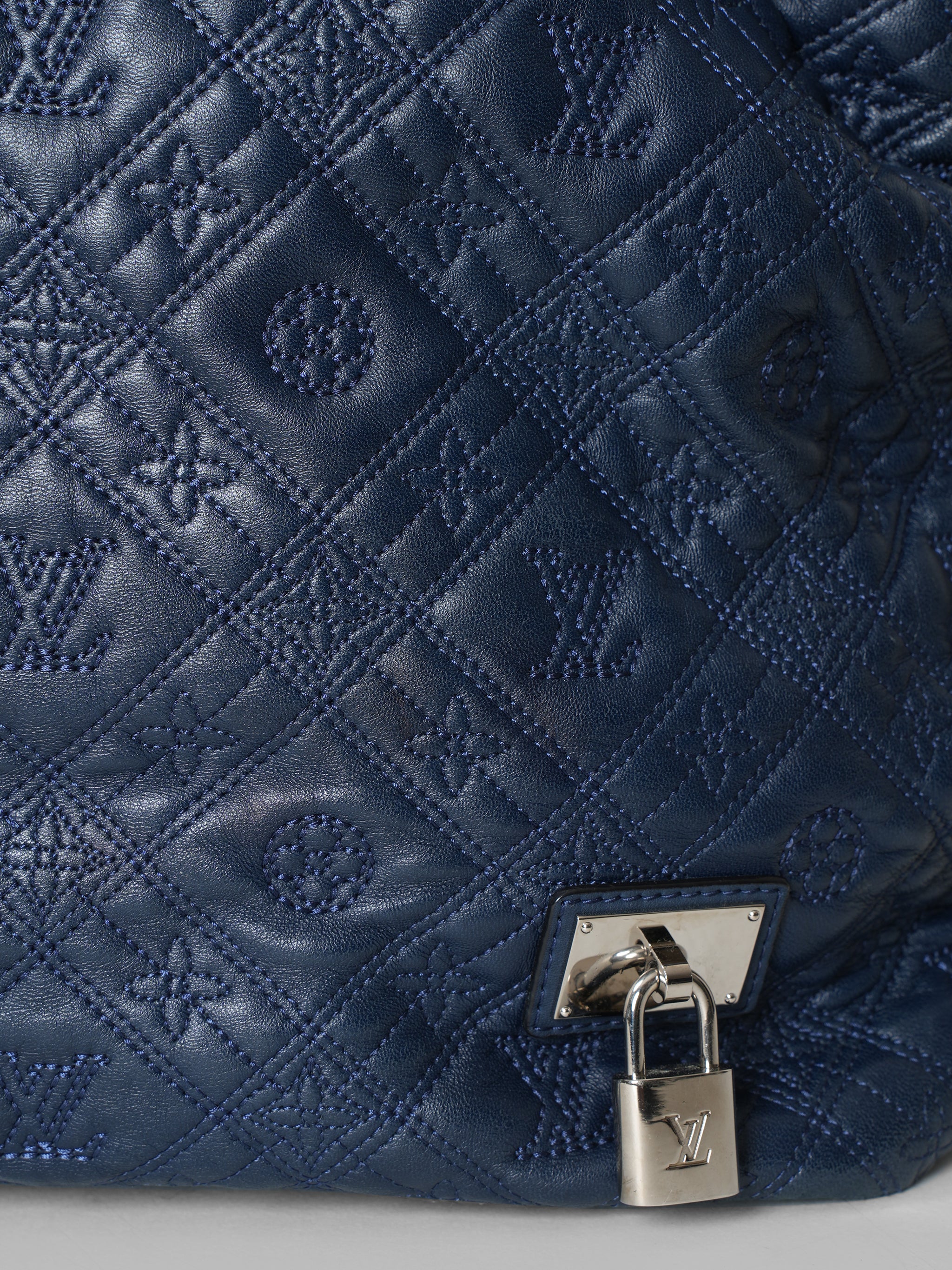 Louis Vuitton Blue Monogram Antheia Leather Lilia PM Bag Louis
