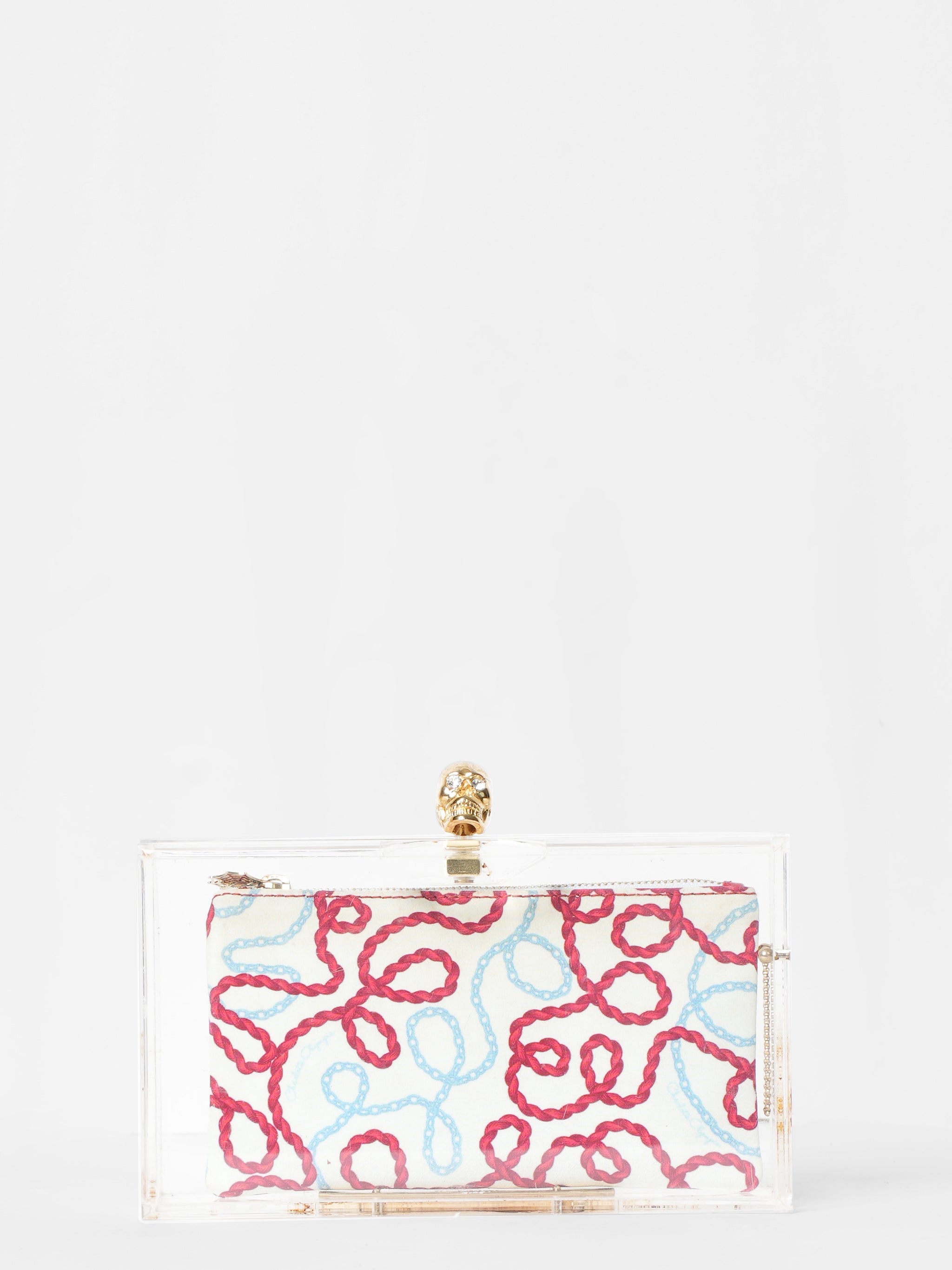Charollete Olympia Clear Perspex Clutch